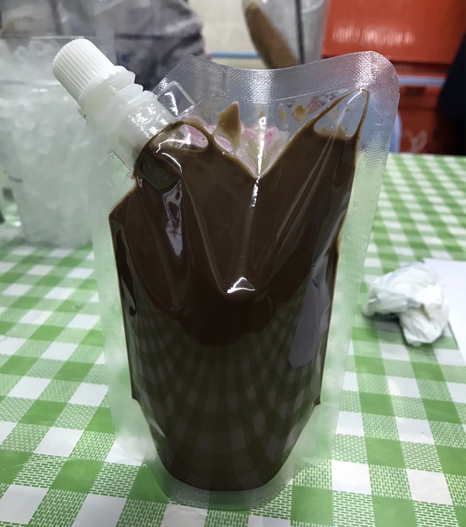 (แพคละ50ใบ) ซองรีฟิลมีปากเทขนาด200-450-1000ml