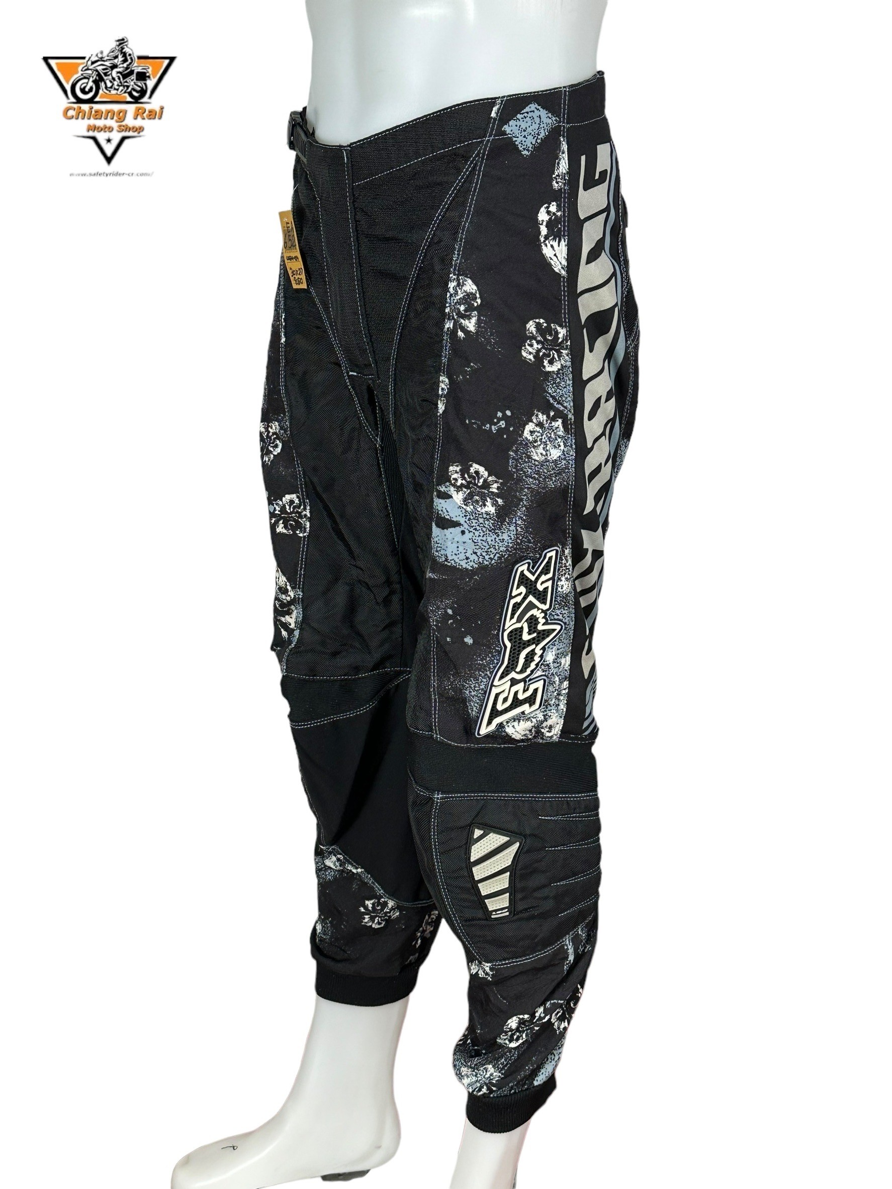 กางเกงขี่มอเตอร์ไซด์ ( มือสอง ) E&A 652: เอว 30" ยาว 27" **FOX**