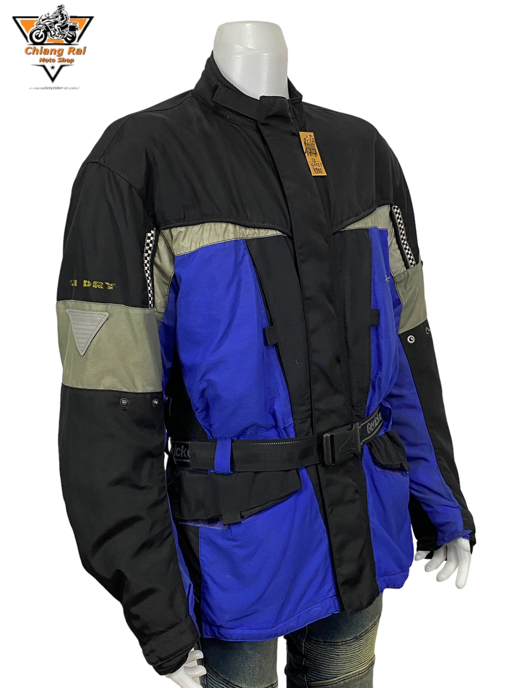 เสื้อขี่มอเตอร์ไซด์( มือสอง) RCTA 477: อก 52-54" ยาว 29" (XL-2XL) **HEIN GERICKE**