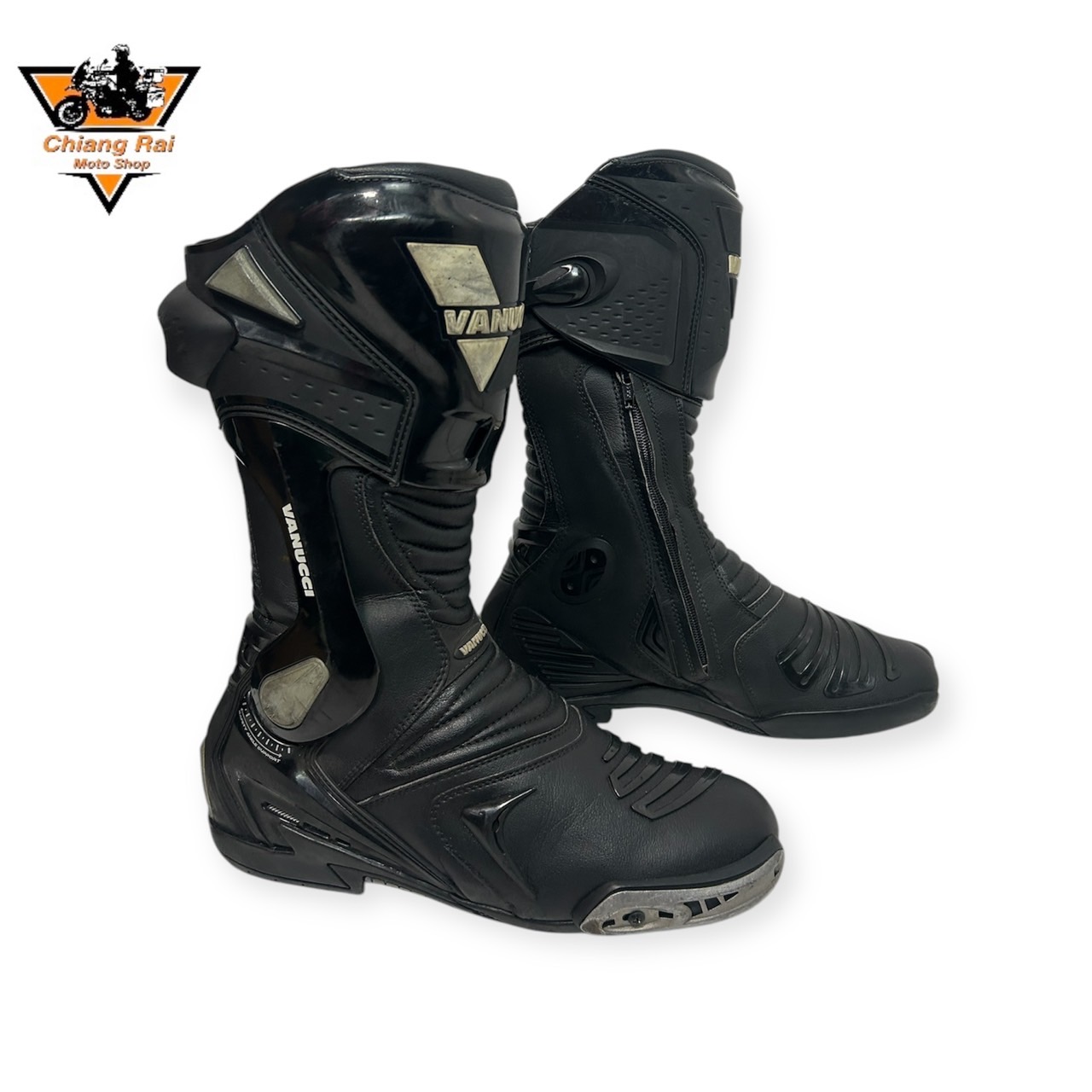 รองเท้าขี่มอเตอร์ไซด์( มือสอง) RCBS-985 Size ขนาดจากป้าย 44:EUR / 10:UK / 28:Cm.(Vanucci)