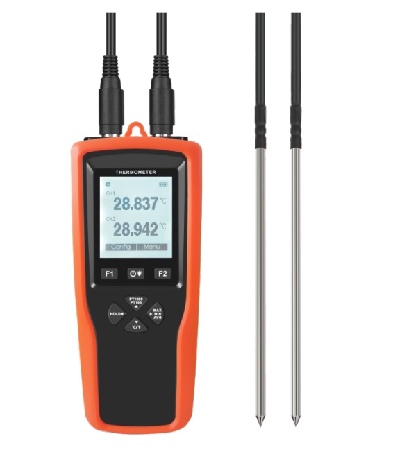 เครื่องวัดอุณหภูมิ เทอร์โมมิเตอร์ 2 แชนเนล(Thermometers 2 channels) GuGear รุ่น GG-ET-720