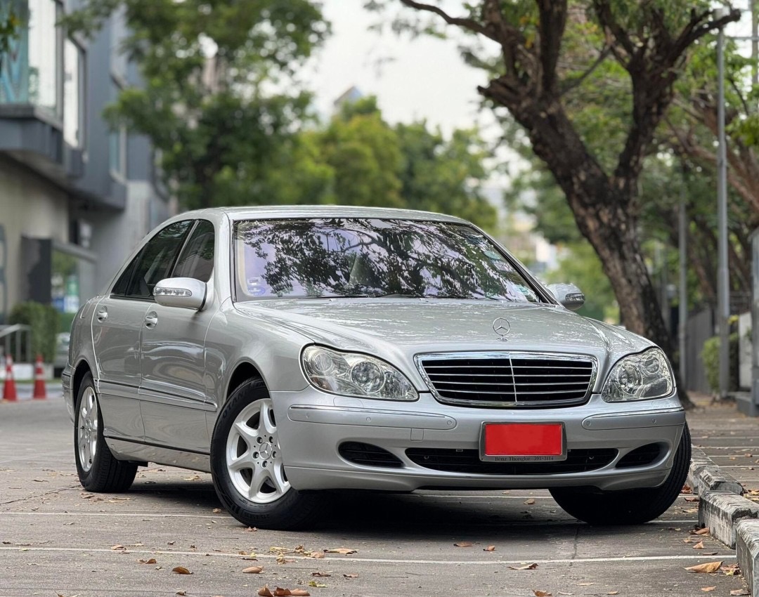Benz S280 L W220 AT สีเทา ปี2004