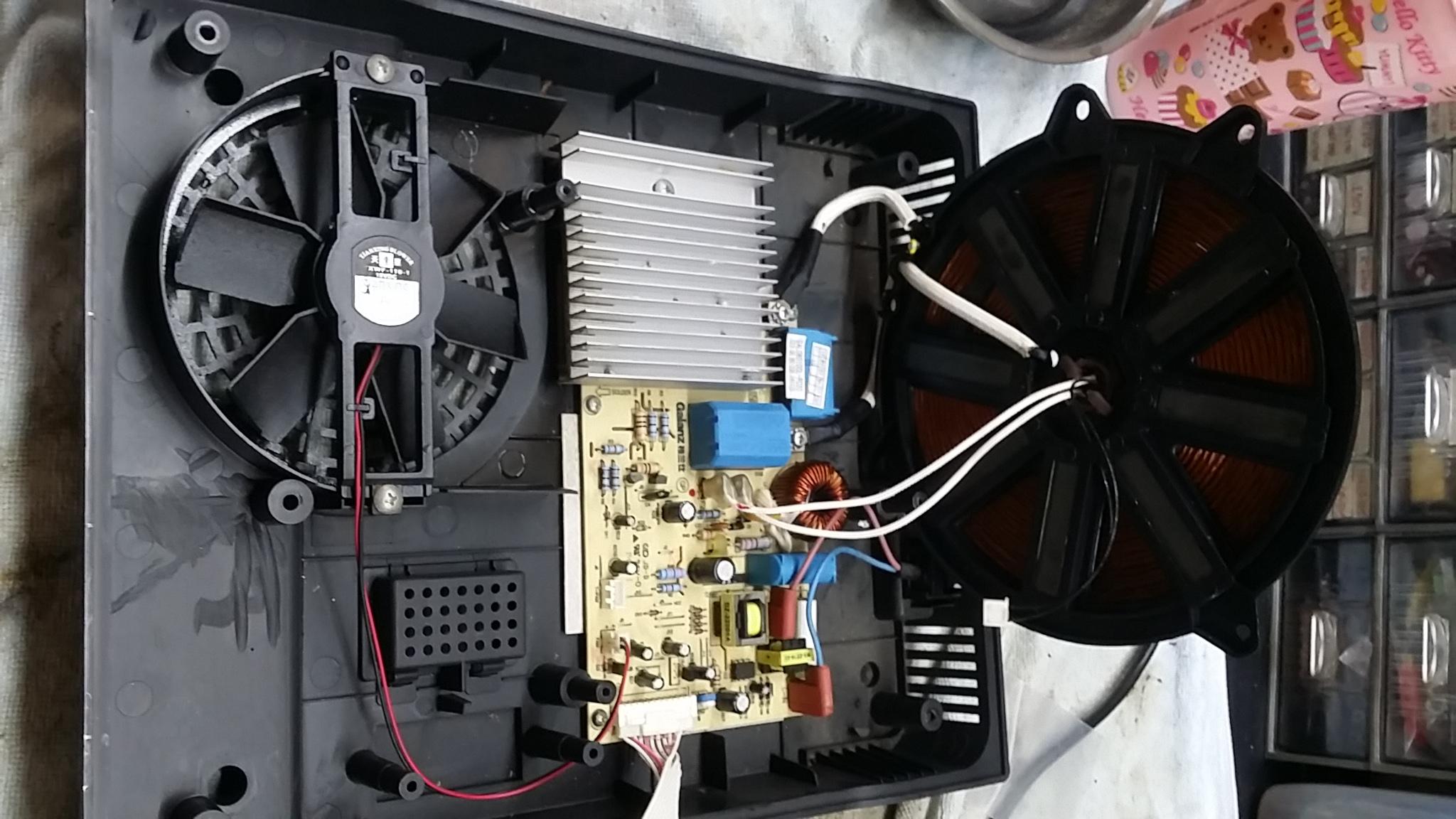 ซ่อมเตาแม่เหล็กไฟฟ้า ยี่ห้อ SHARP รุ่น _CY-101 อาการเครื่องไม่ทำงานเปิดไม่ติด