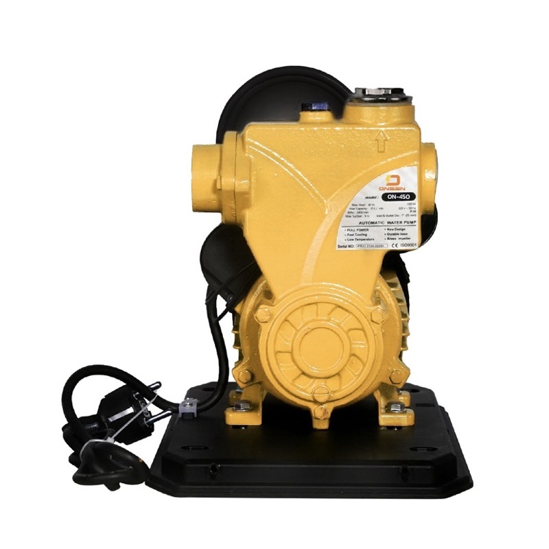 ปั๊มน้ำอัตโนมัติ รุ่นฝาครอบ แบรนด์ Onsen รุ่น ON-450