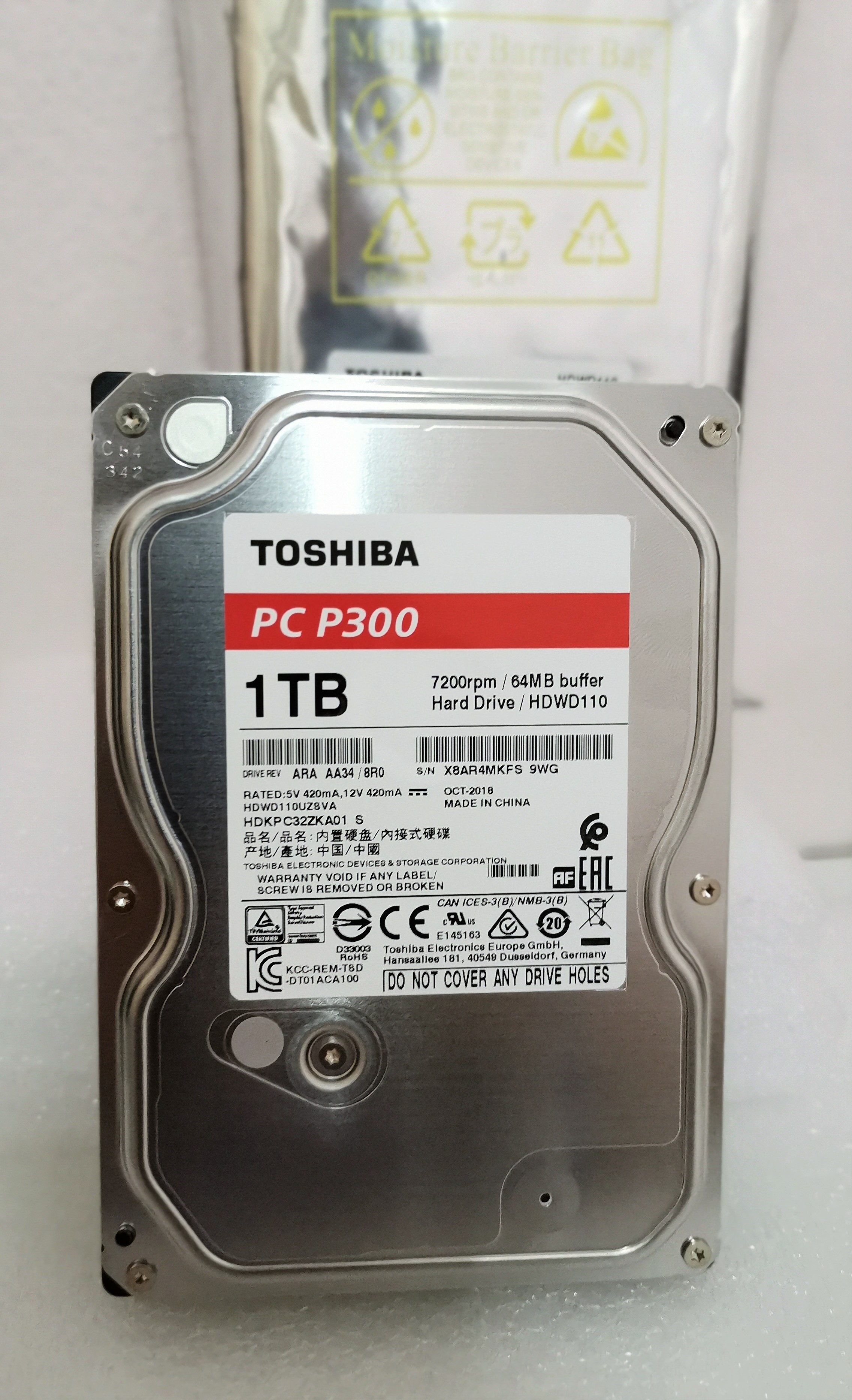 HDD Toshiba P300 1.0TB