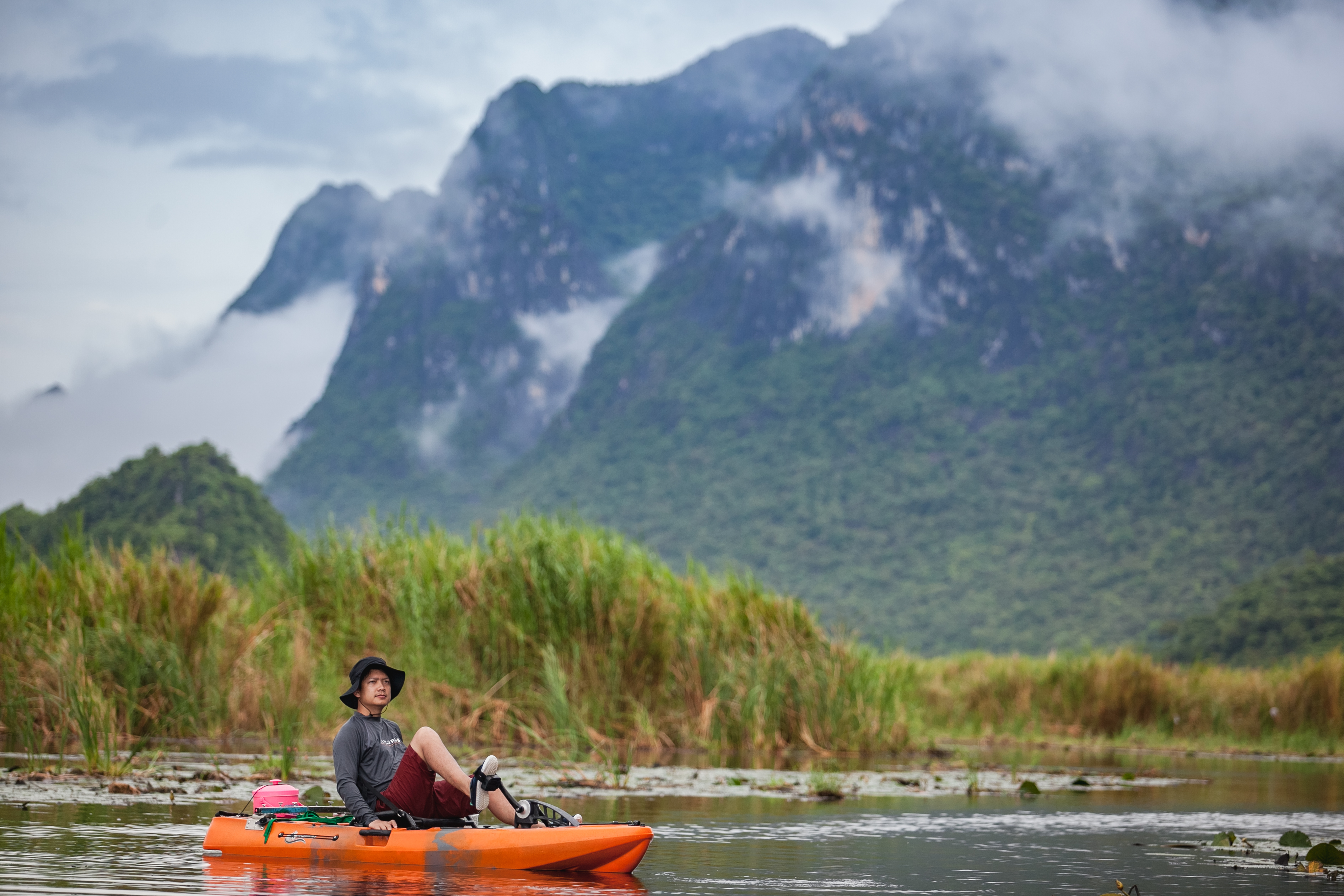 เรือคายัคเท้าปั่นรุ่นแมนต้า 1 / Manta I