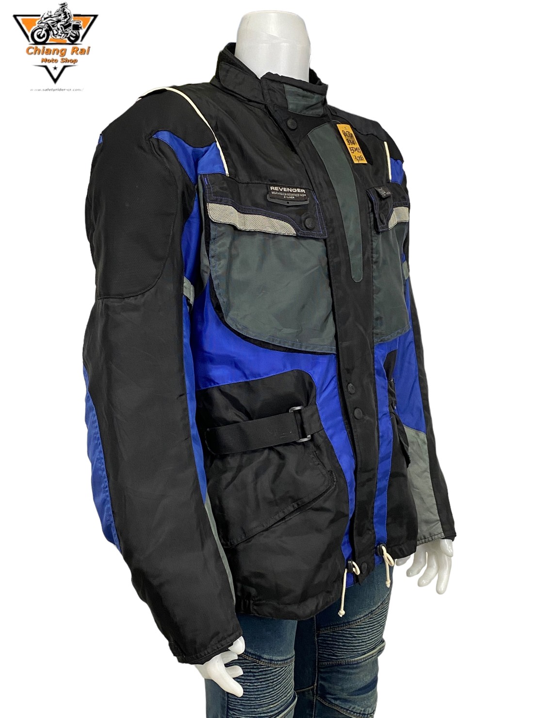 เสื้อขี่มอเตอร์ไซด์( มือสอง) RCTA 334 อก 50 " ยาว 29 "(XL)