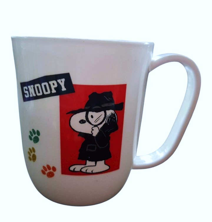 ของแท้จากญี่ปุ่น แก้วพลาสติก Snoopy สนูปี้ จากญี่ปุ่น Size : 80 x 92 mm 300 ml