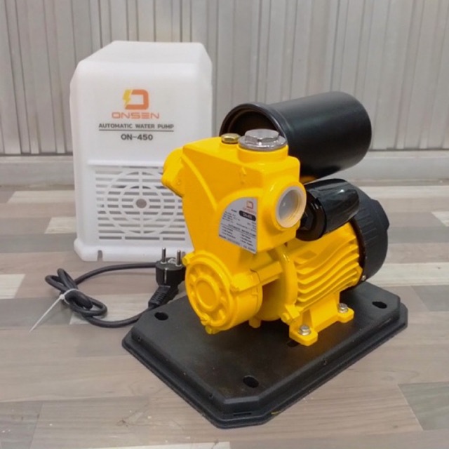ปั๊มน้ำอัตโนมัติ รุ่นฝาครอบ แบรนด์ Onsen รุ่น ON-450