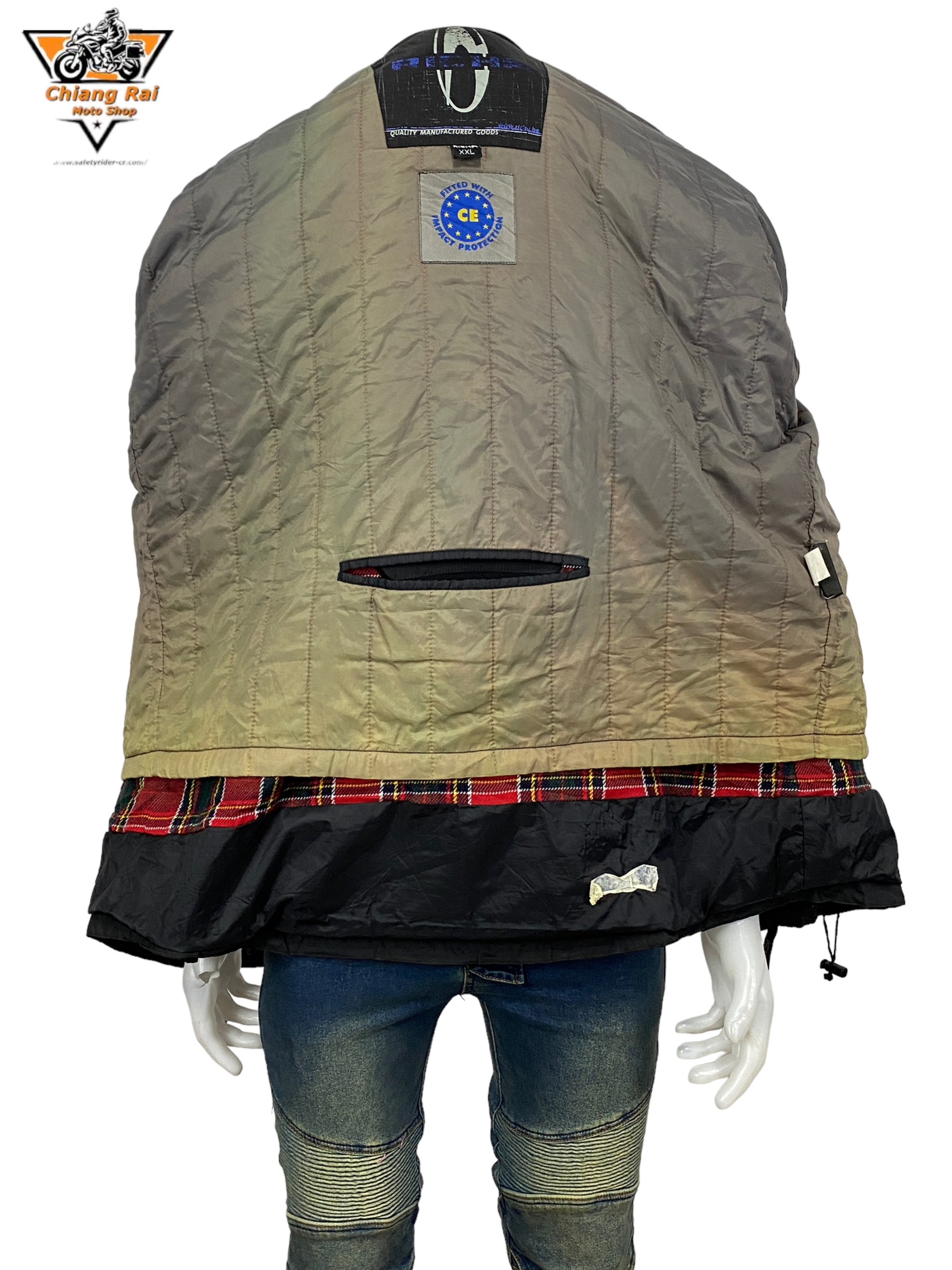 เสื้อขี่มอเตอร์ไซด์( มือสอง) RCTA 486: อก 52" ยาว 31" (XL)**RIC-HA**