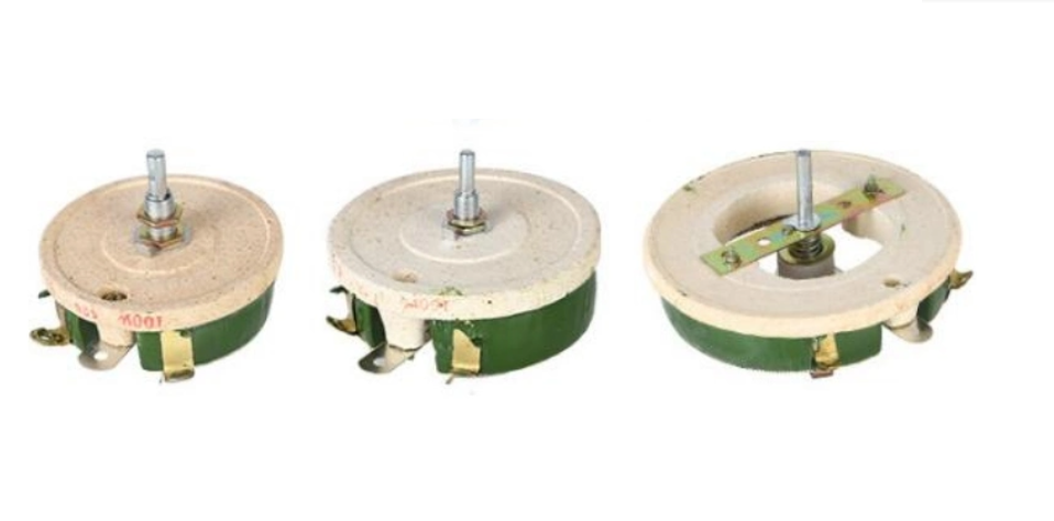 ตัวต้านทานปรับค่าได้ สีเขียว สีน้ำตาล ตัวใหญ่ วัตต์สูง