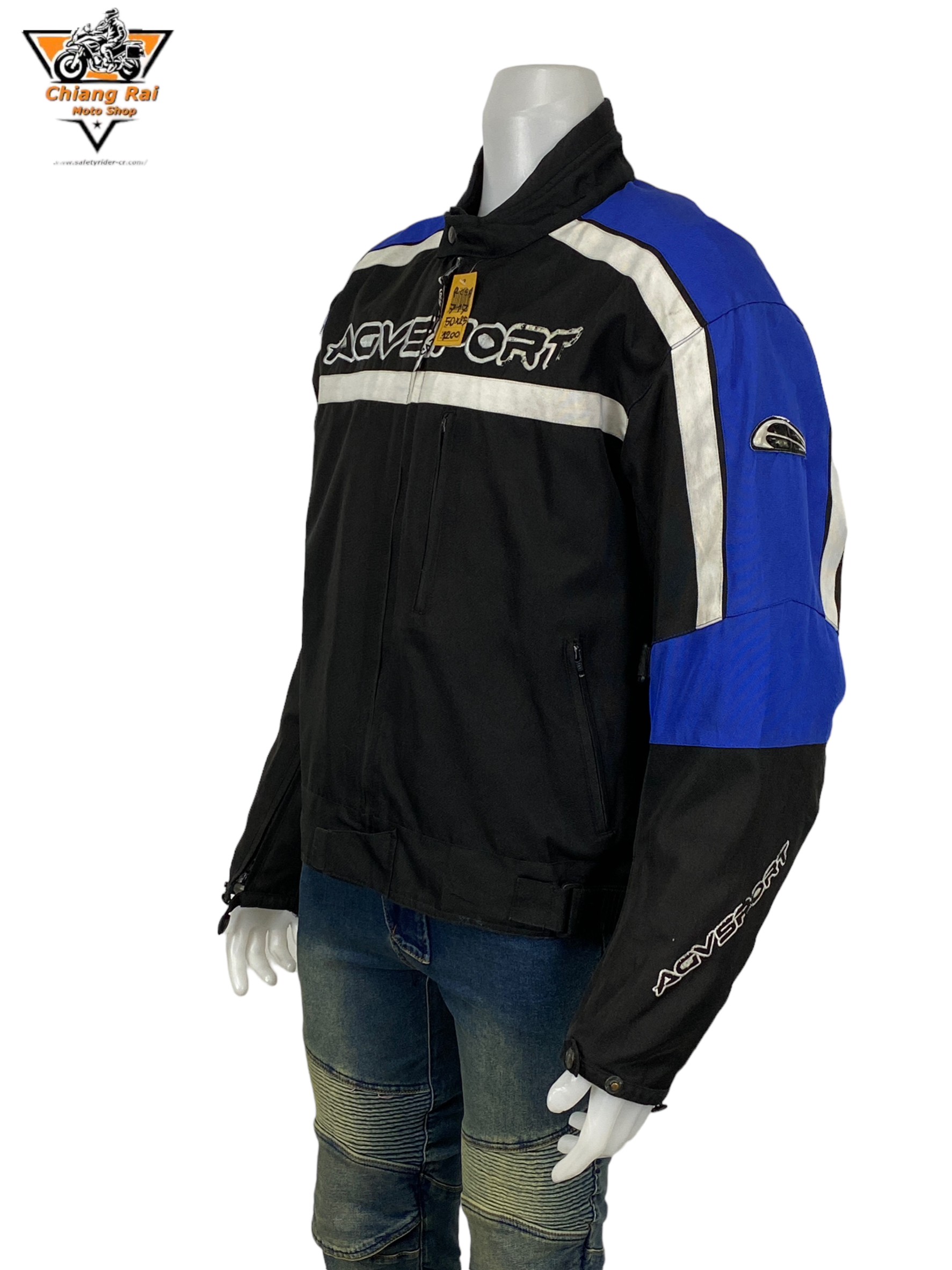 เสื้อขี่มอเตอร์ไซด์( มือสอง) RCSA 717: อก 50" ยาว 25" (XL)**AGVSPORT**