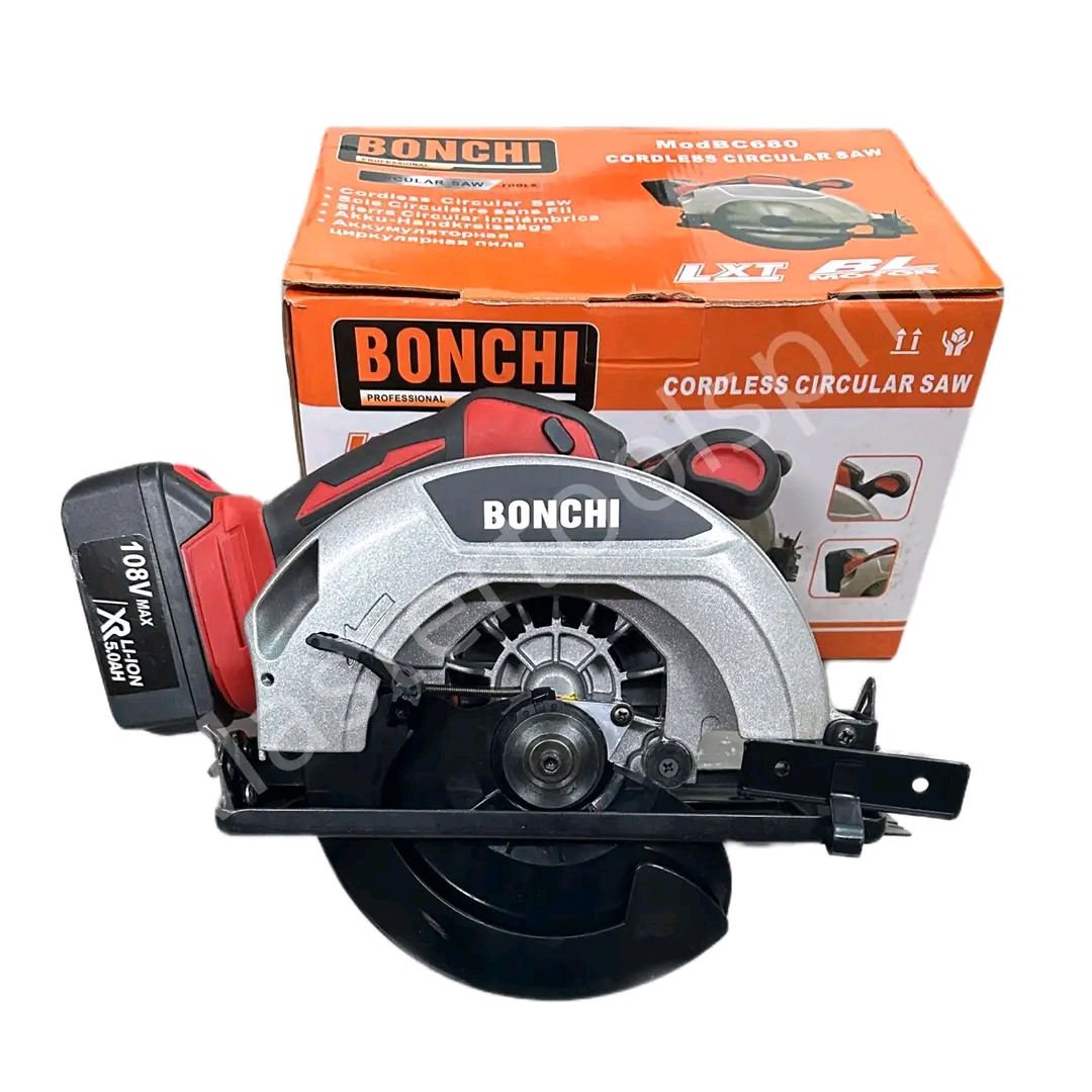 เลื่อยวงเดือนแบต ไร้สาย 108V ขนาด 7 นิ้ว ยี่ห้อ BONCHI รุ่น BC680