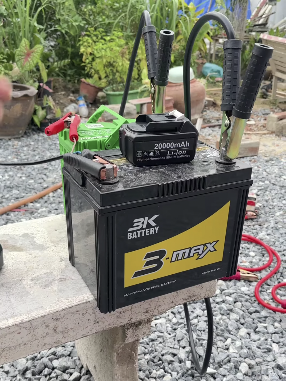 ปั๊มน้ำมันไร้สาย 2 in1 ONSEN 24V