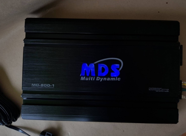 MDS พาวเวอร์แอมป์ Poweramp Class D ขับซับเบส 5800W Max Class D MDS รุ่น MD-800.1