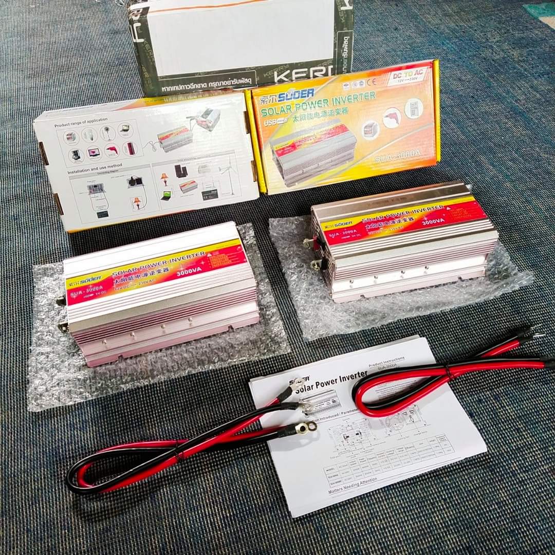 อินเวอร์เตอร์ แปลงไฟ 12V เป็น 220V ขนาด 3,000W