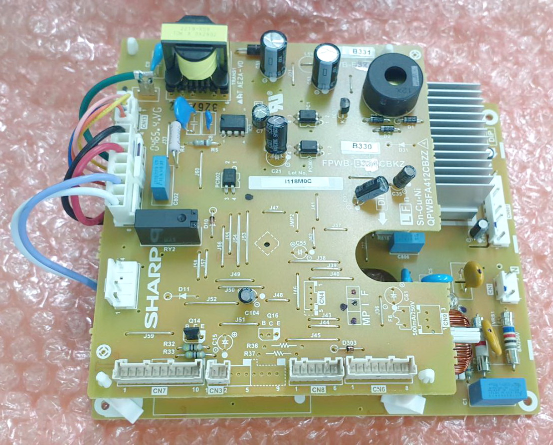 FPWB-B330CBKZ เมนบอร์ดตู้เย็น SHARP SJ-X43T