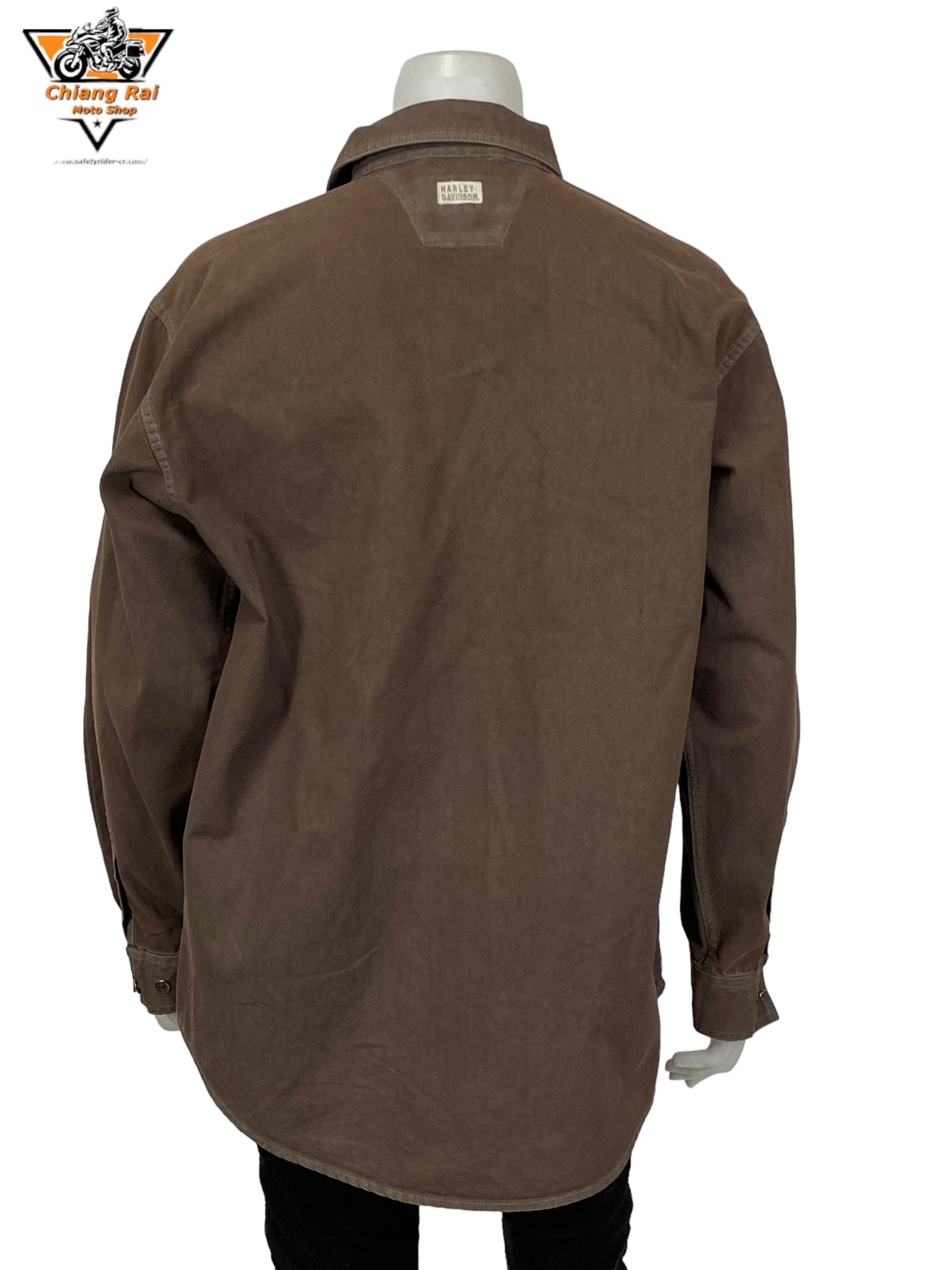 เสื้อขี่มอเตอร์ไซด์( มือสอง) RCSA 672: อก 50" ยาว 28" (XL)**HARLEYDAVIDSON**