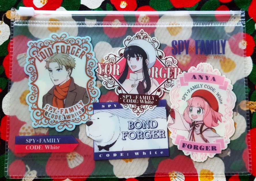 กระเป๋า ซิปล็อค ถุงซิปล็อค สปายแฟมิลี่ SPY×FAMILY อาเนีย หนาๆ สวยๆ pvc จากญี่ปุ่น Size : 18.5 x 13 cm