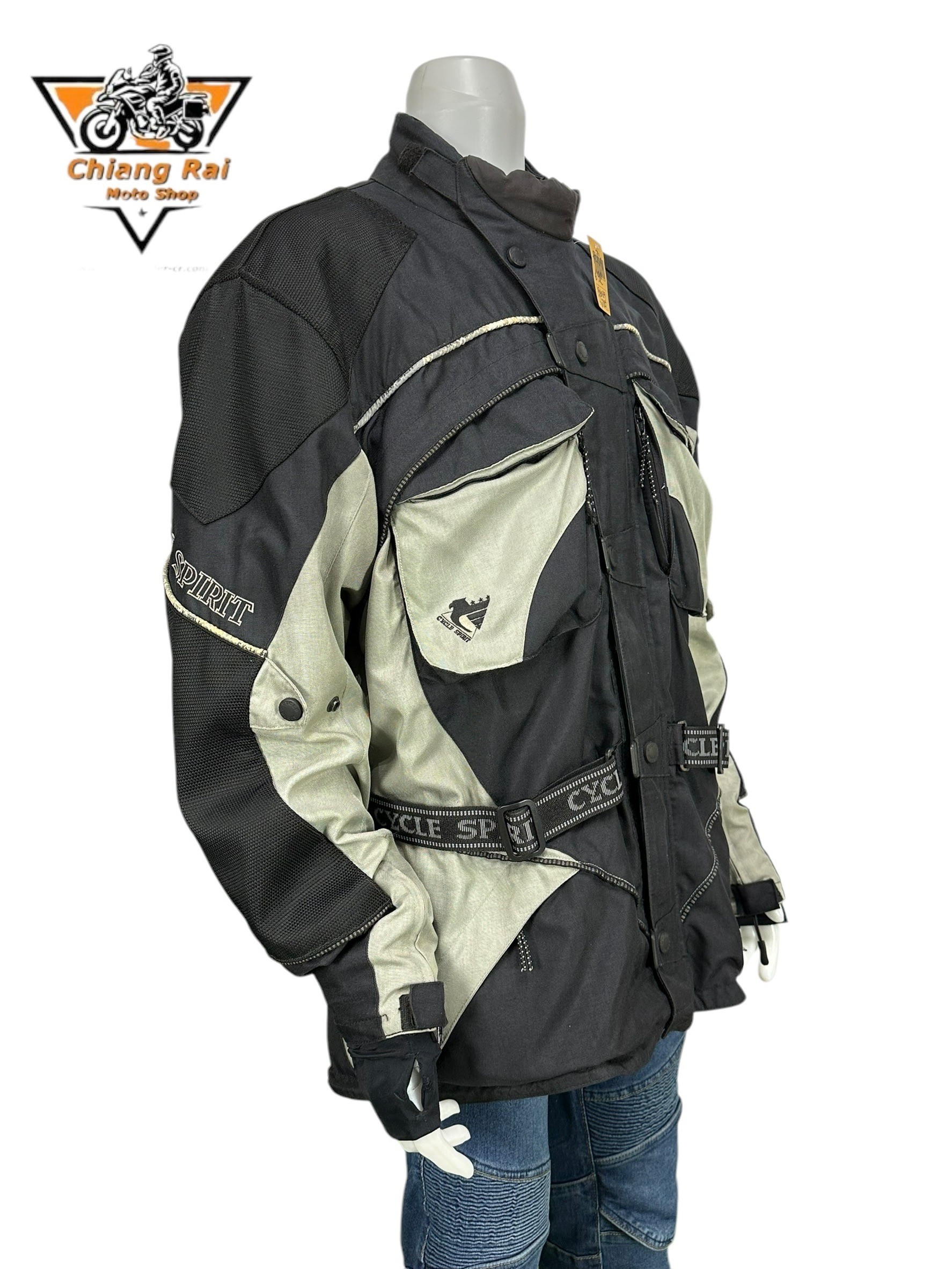 เสื้อขี่มอเตอร์ไซด์( มือสอง) RCTA 692 อก 56" ยาว 29 (2XL) **CYCLE SPIRT**