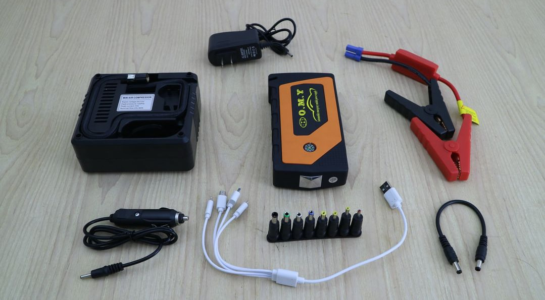 ชุดจั๊มสตาร์ทรถยนต์ O.M.Y 85800mAh