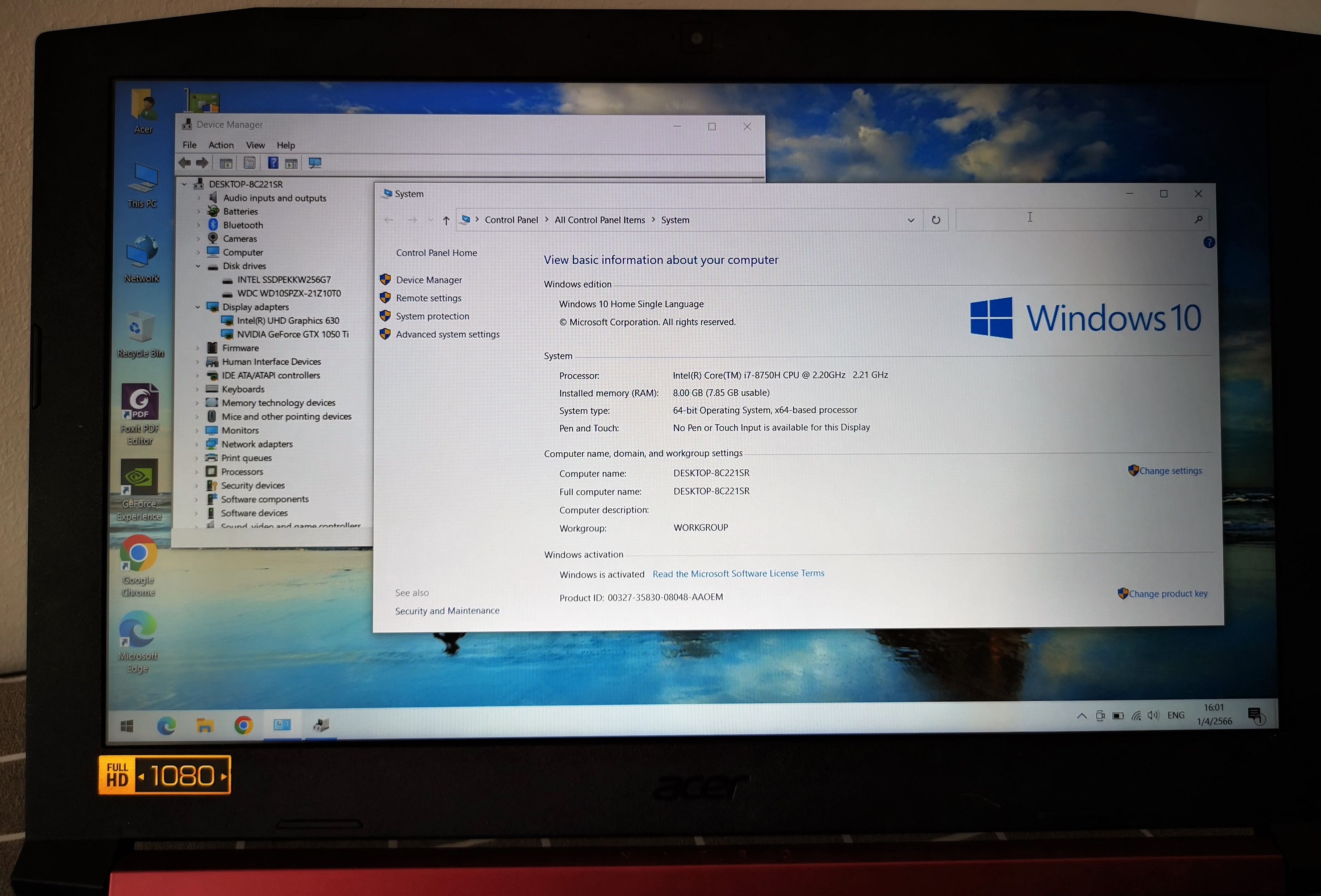 ACER NITRO AN515-52-71XG