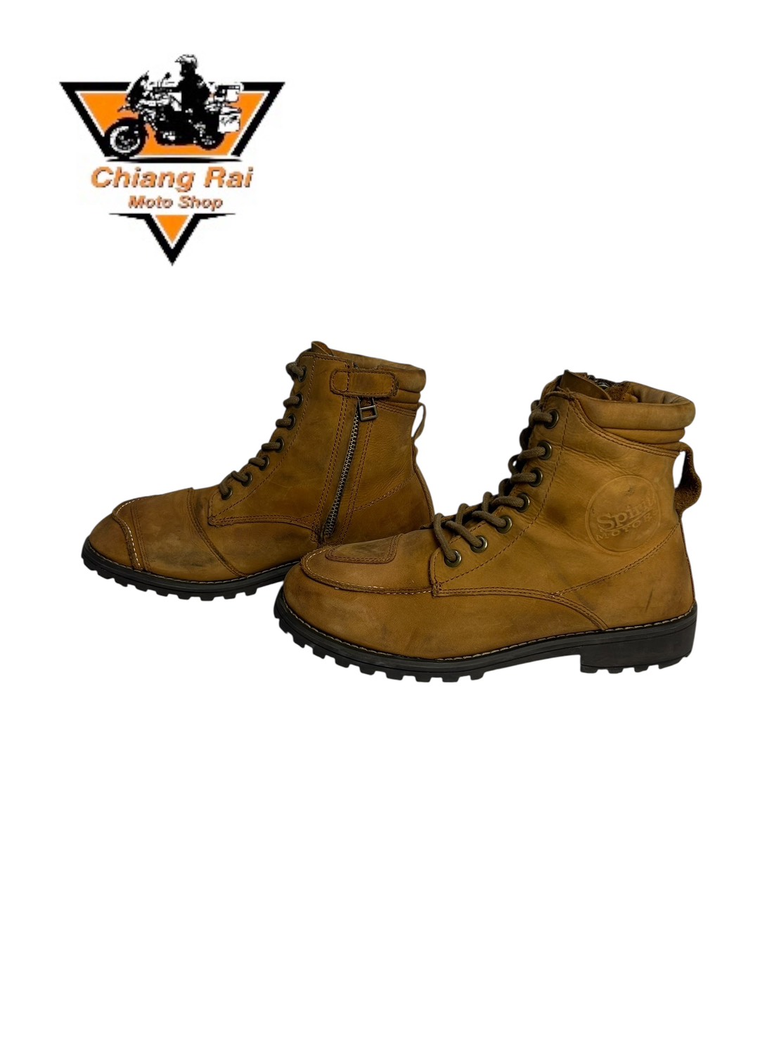 รองเท้าขี่มอเตอร์ไซด์( มือสอง) RCBT-133 Size ขนาดจากป้าย 43:EUR / 9:UK / 27.5:Cm.(Spirit Motors)