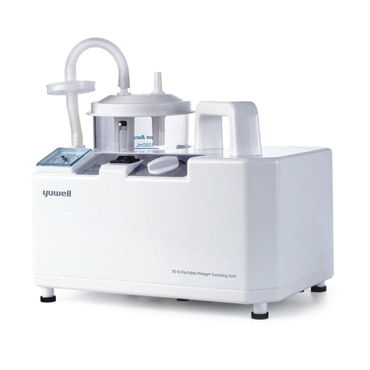 เครื่องดูดเสมหะ YUWELL Portable Phlegm Suction Unit รุ่น 7E-D (แบบพกพา มีแบตเตอรี่)