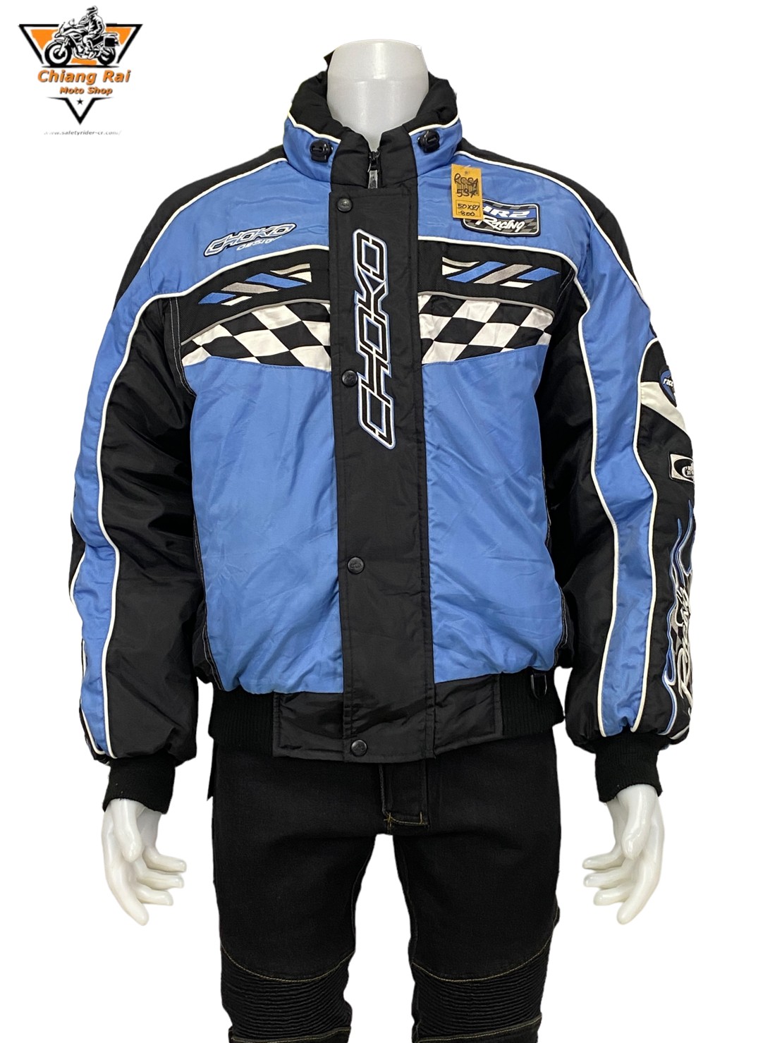 เสื้อขี่มอเตอร์ไซด์( มือสอง) RCSA 534: อก 50" ยาว 27" (XL) **HOTRIDER**