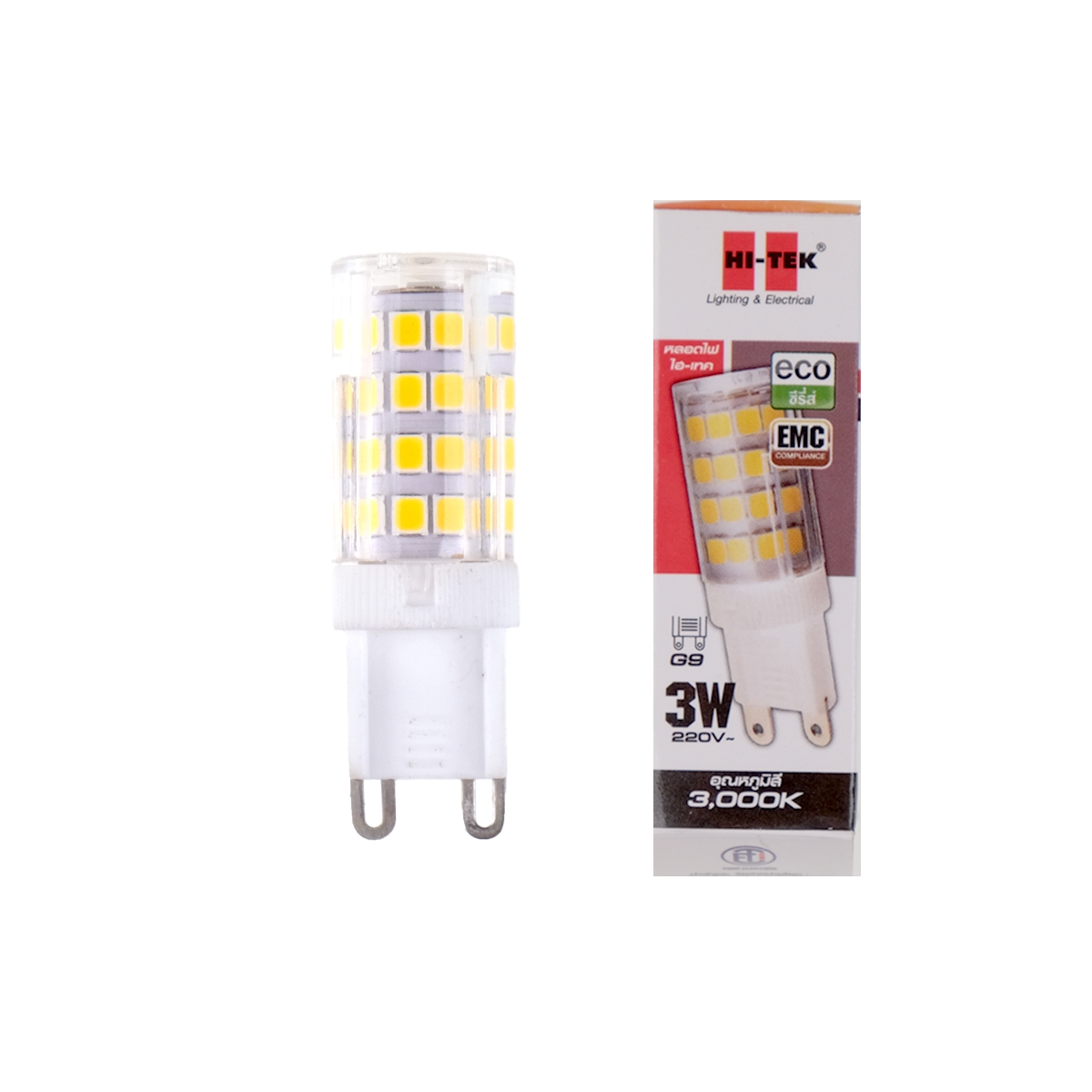 HI-TEK หลอดไฟ LED G9 3 วัตต์ รุ่น ECO