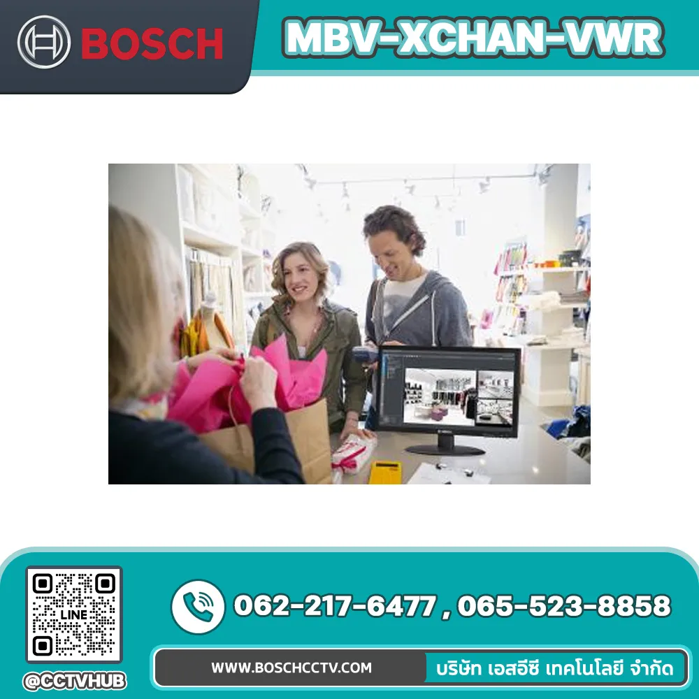 Accessories BOSCH รุ่น MBV-XCHAN-VWR License Camera/decoder expansion