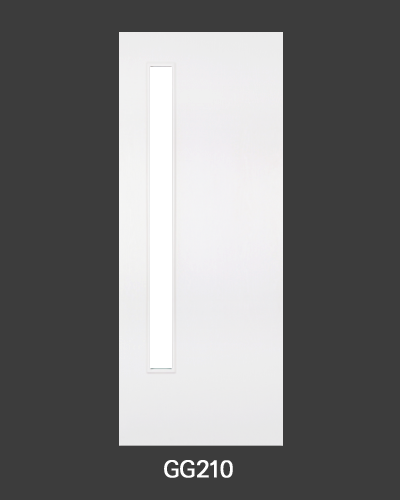 ประตู uPVC GREEN GG210 ขาว กระจกเขียวตัดแสง