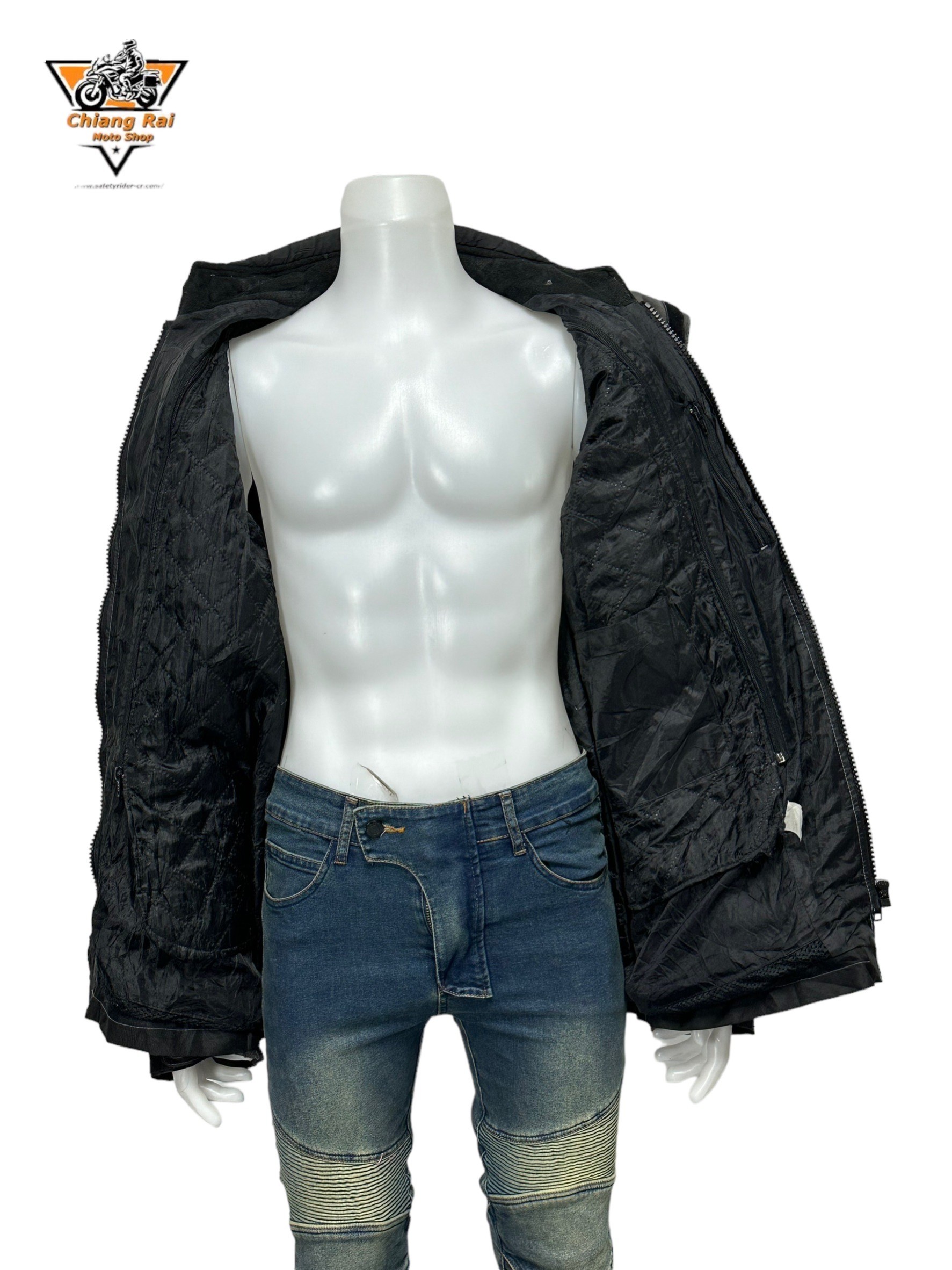 เสื้อขี่มอเตอร์ไซด์( มือสอง) RCTA 553: อก 48" ยาว 30" (L) **TRISPEED**