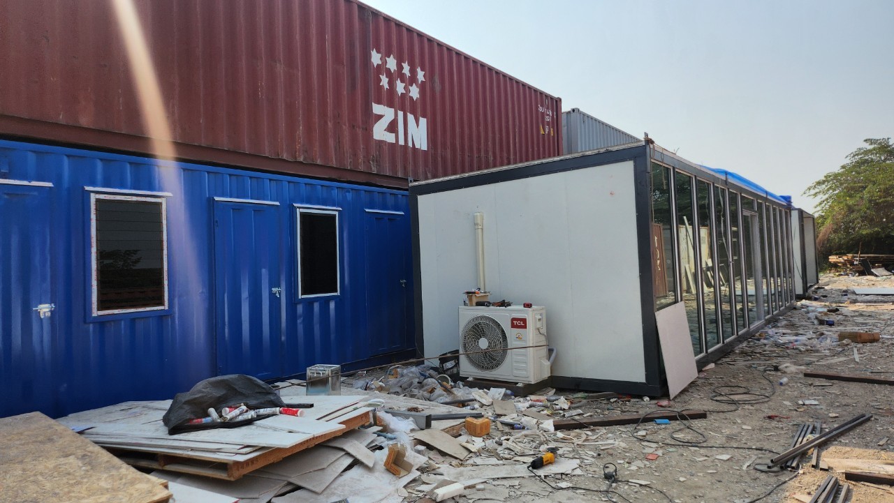 ตู้้บ้านพักคนงาน ตู้บ้านพัก ตู้คอนเทนเนอร์บ้านพัก ตู้แคมป์คนงาน ตู้คอนเทนเนอร์ดัดแปลง