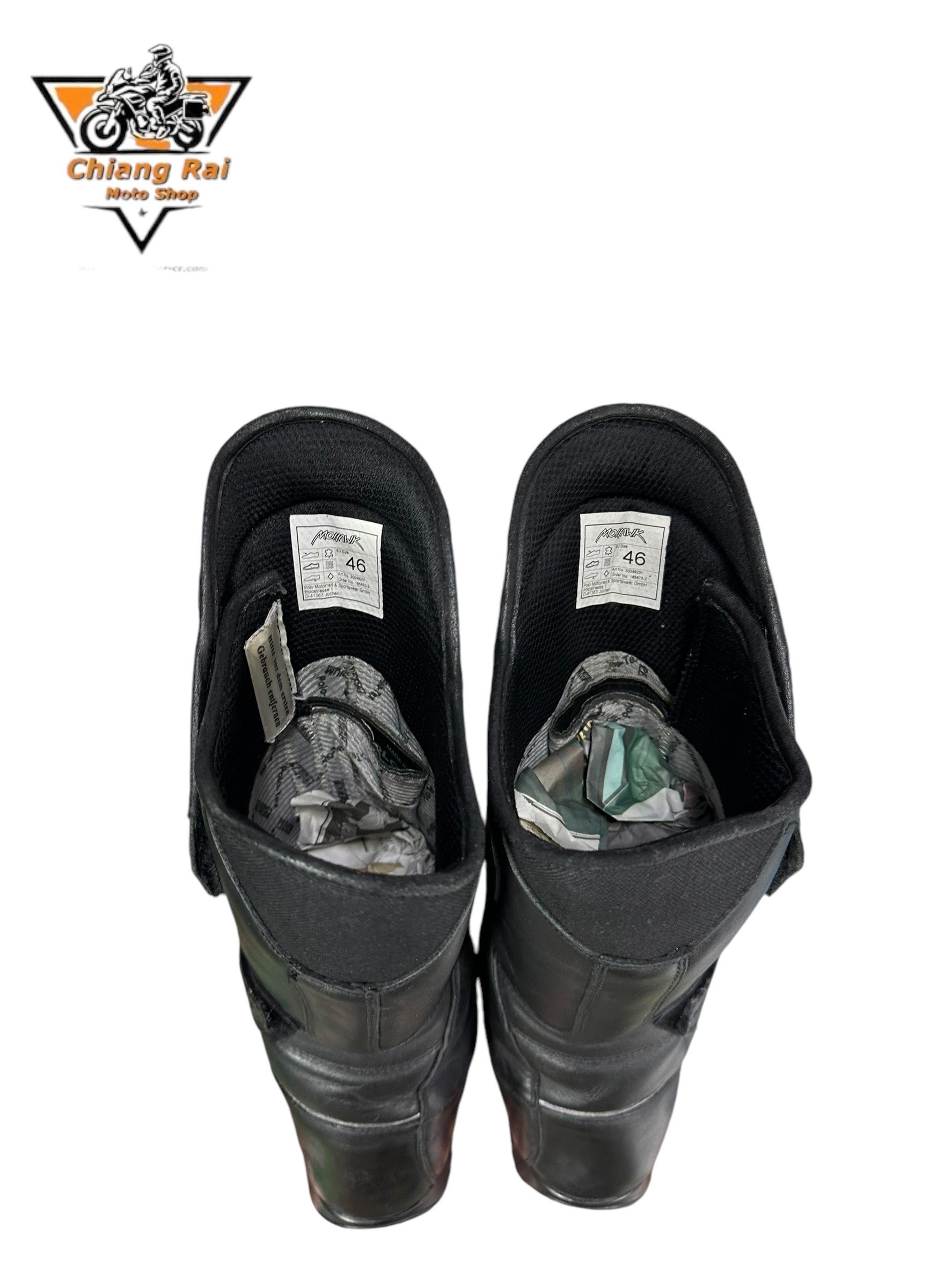 รองเท้าขี่มอเตอร์ไซด์( มือสอง) RCBS-817 Size ขนาดจากป้าย 46:EUR / 11:UK / 30:Cm.(MOHAWK)