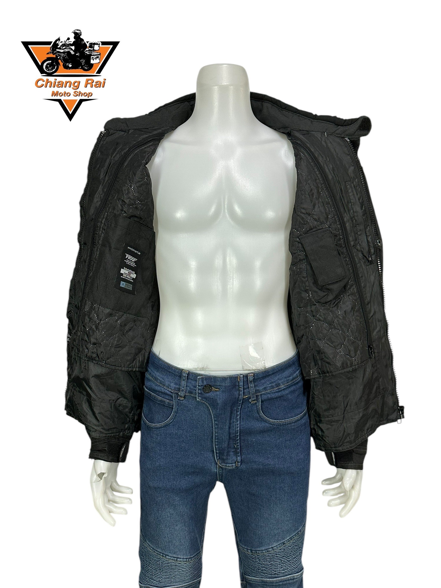 เสื้อขี่มอเตอร์ไซด์( มือสอง) RCTA 704 อก 48" ยาว 27 (L) **CYCLE SPIRIT**