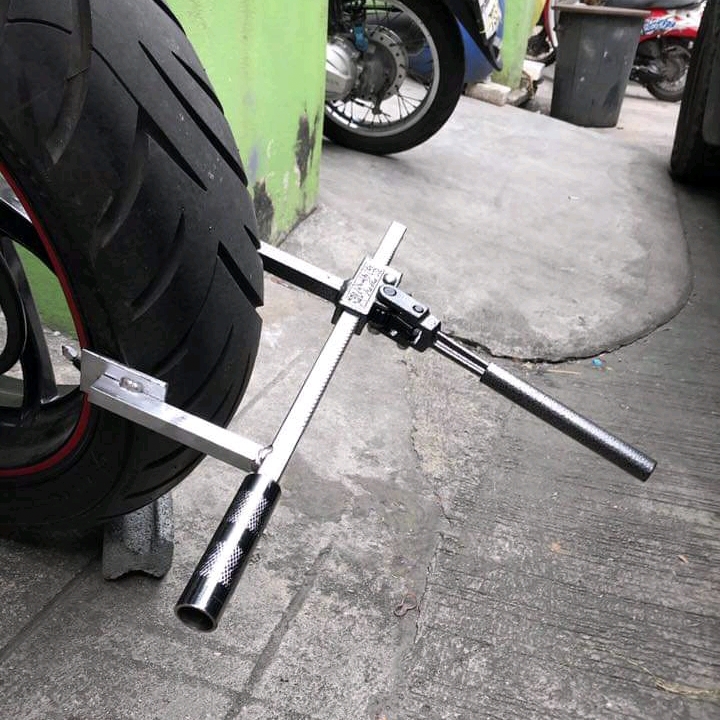 ตัวหนีบยางมอไซด์ ใช้ถอดยางออกจากล้อ กดยางออกจากแม็ สำหรับล้อมอเตอร์ไซค์ 0-20CM