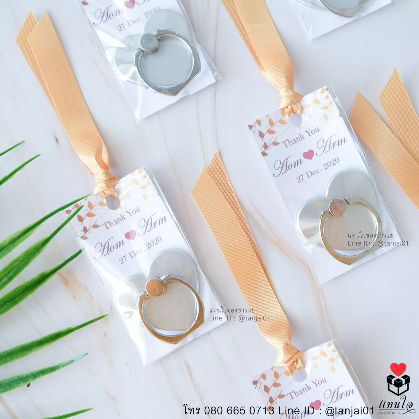 ของชำร่วยแต่งงาน แหวนติดโทรศัพท์ ห่วงติดโทรศัพท์ หมุนได้ 360 องศา สีแดง โรสโกล์ด ทอง เงิน ราคาถูก ใช้งานได้จริง 18