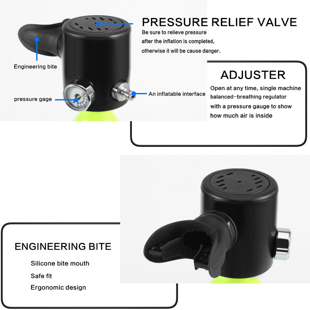 FULL SET MINI SCUBA TANK - PARADIVE Spare air