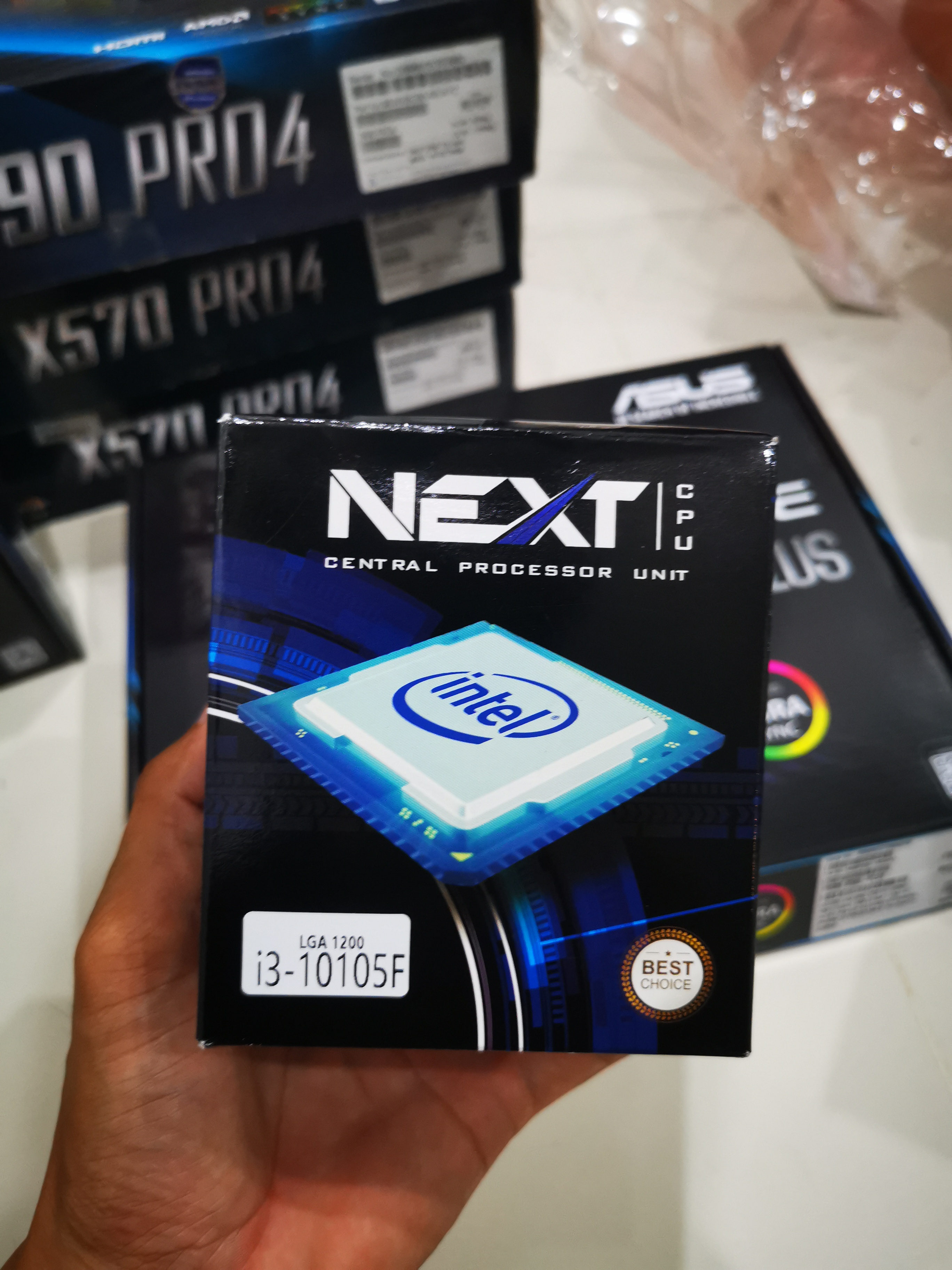 CPU I3 10105F มัดรวมบอร์ด(บอร์ดเลือกรุ่นได้)
