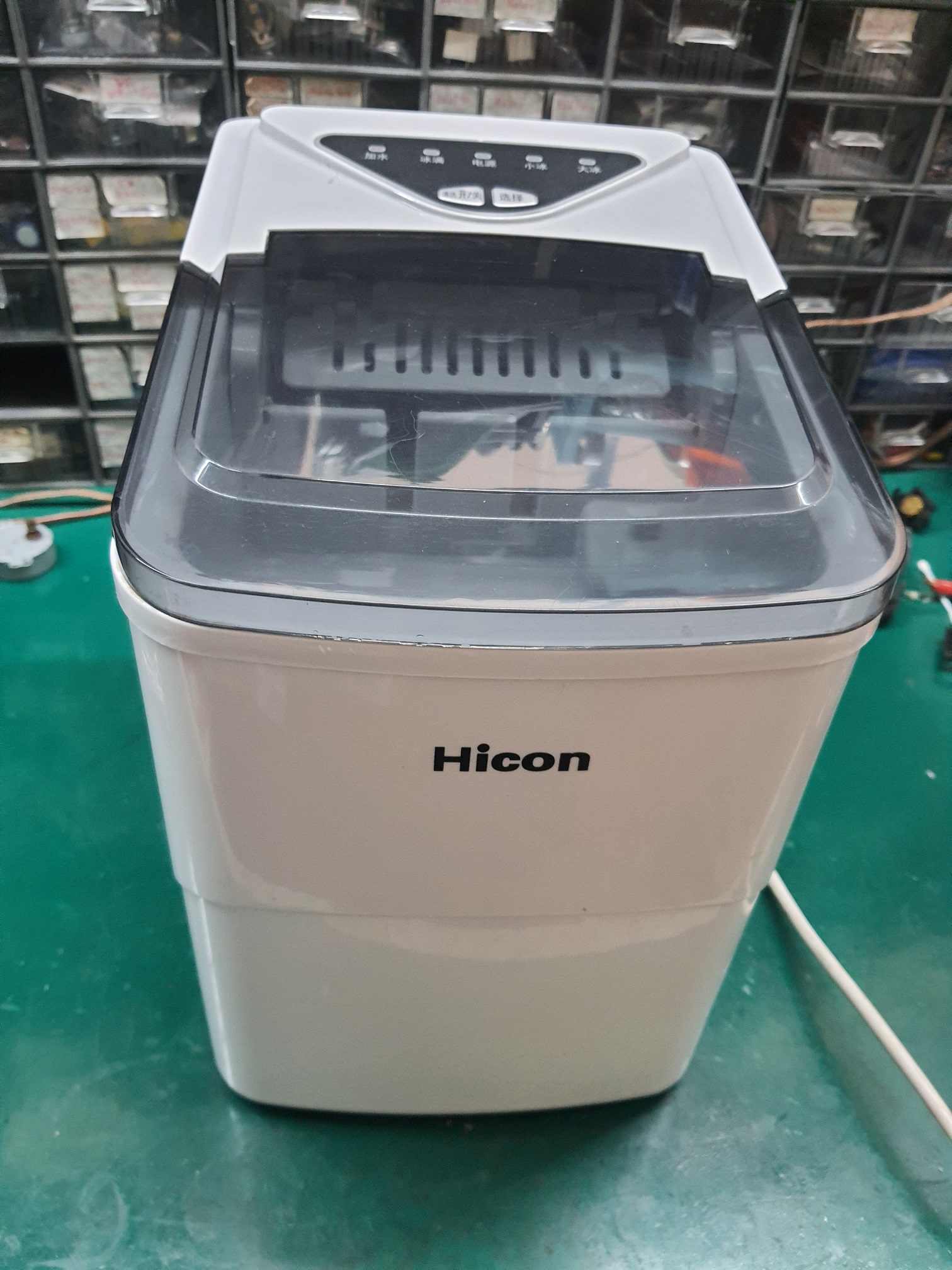 ซ่อมเครื่องทำน้ำแข็ง ยี่ห้อ HICON รุ่น HZB-16AL อาการเครื่องไม่ทำน้ำแข็ง