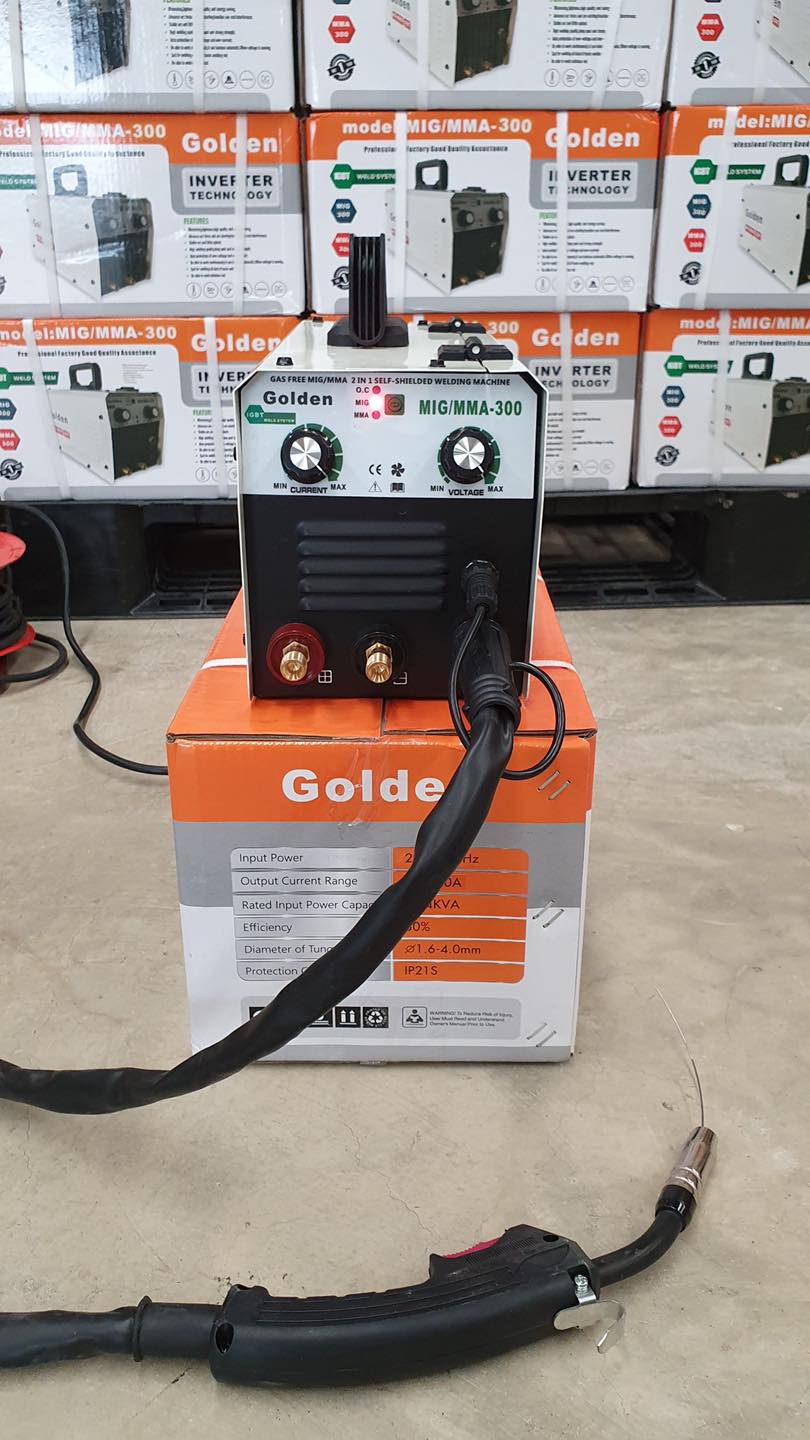 ตู้เชื่อมไฟฟ้า 2 ระบบ Golden รุ่น KTB-MIG/MMA-300 (300 AMP)