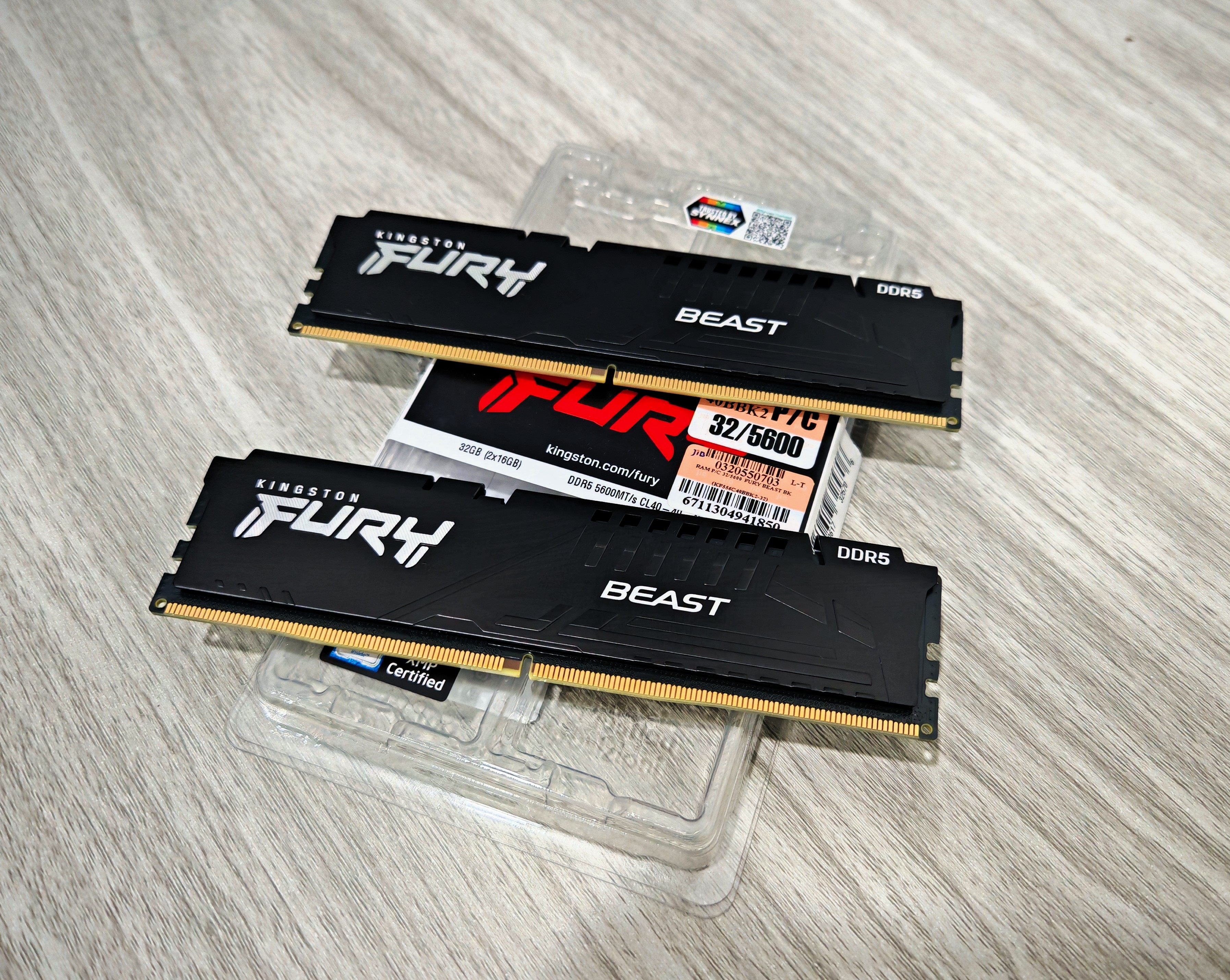 RAM Kingston Fury Beast DDR5 32GB(16*2)/5600