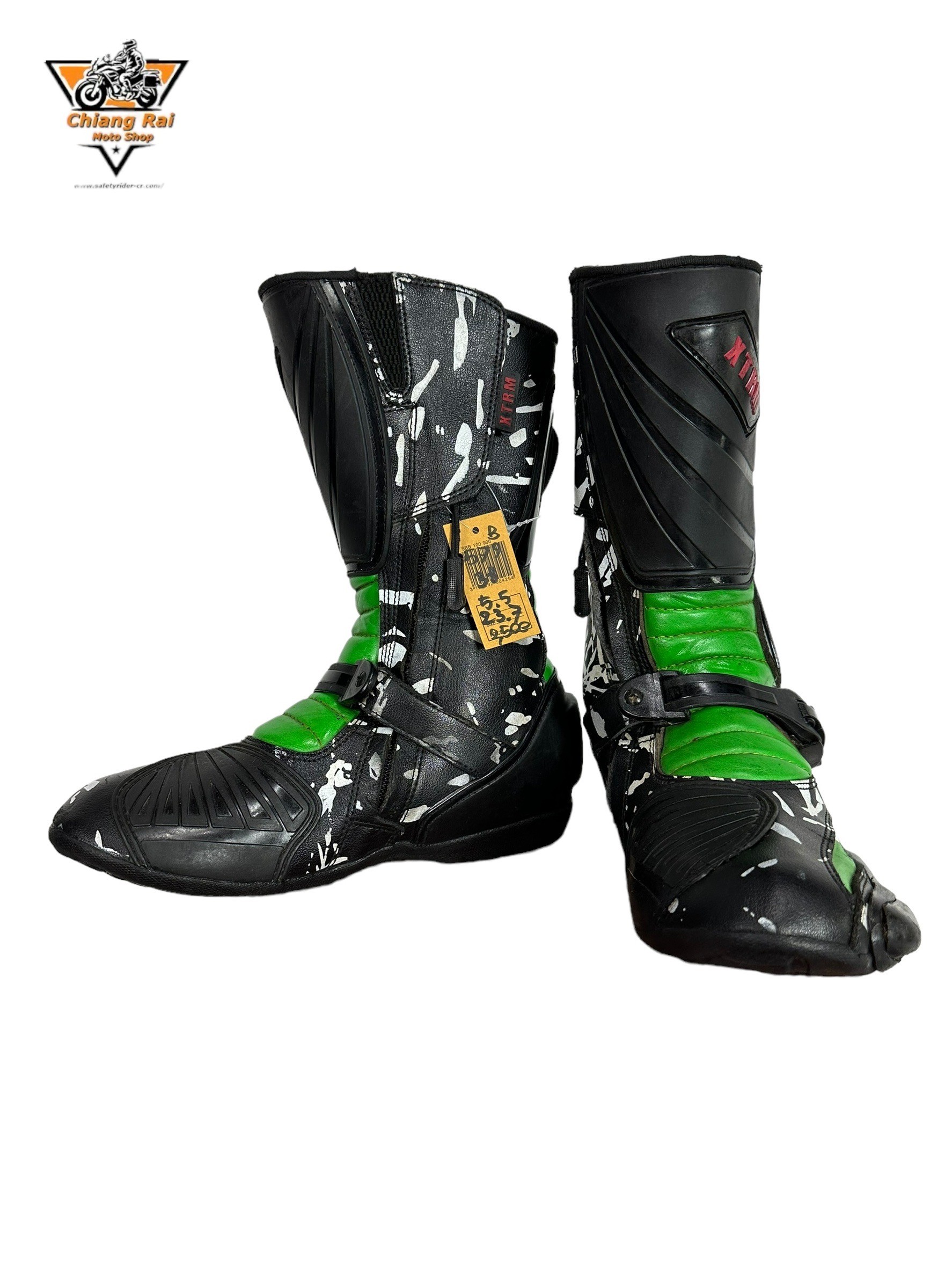 รองเท้าขี่มอเตอร์ไซด์( มือสอง) RCBS-579 Size ขนาดจากป้าย 38:EUR / 5.5:UK / 23.7:Cm.(XTRM)