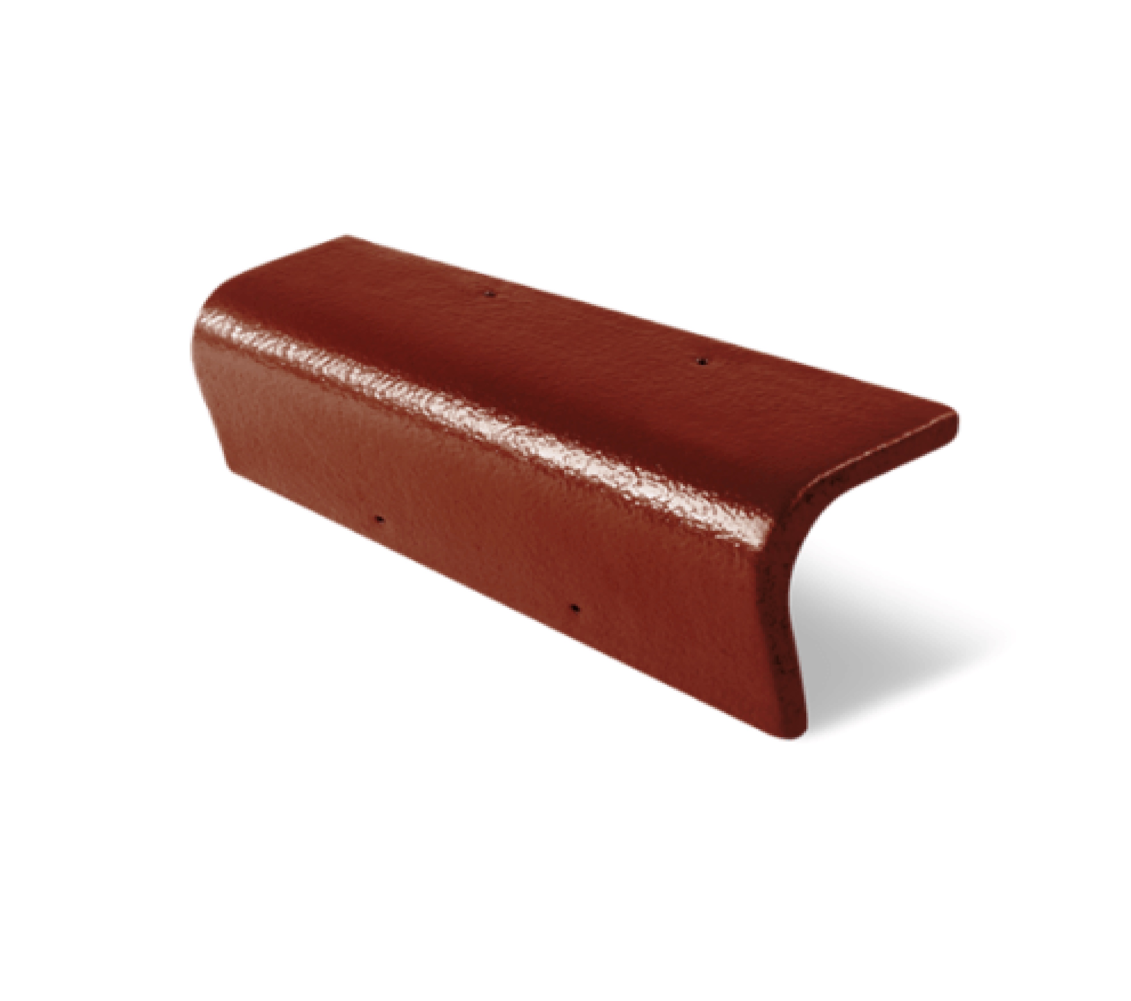 ตราเพชร ครอบข้าง หลังคาคอนกรีต CTแกรนออนดา สีแดงชบา