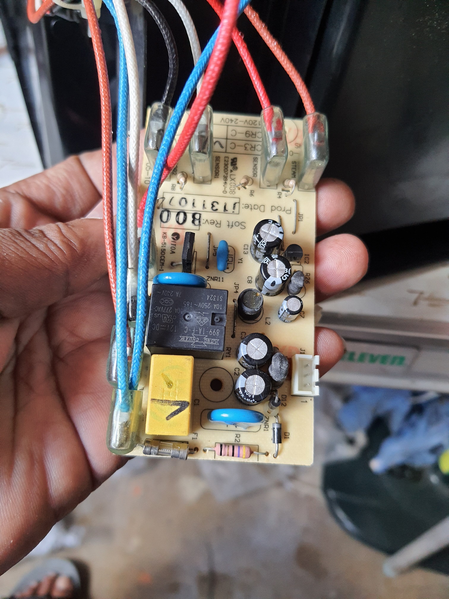 ซ่อมเครื่องชงกาแฟ ยี่ห้อ KRUPS รุ่น XP5210 อาการเปิดเครื่องไม่ติด