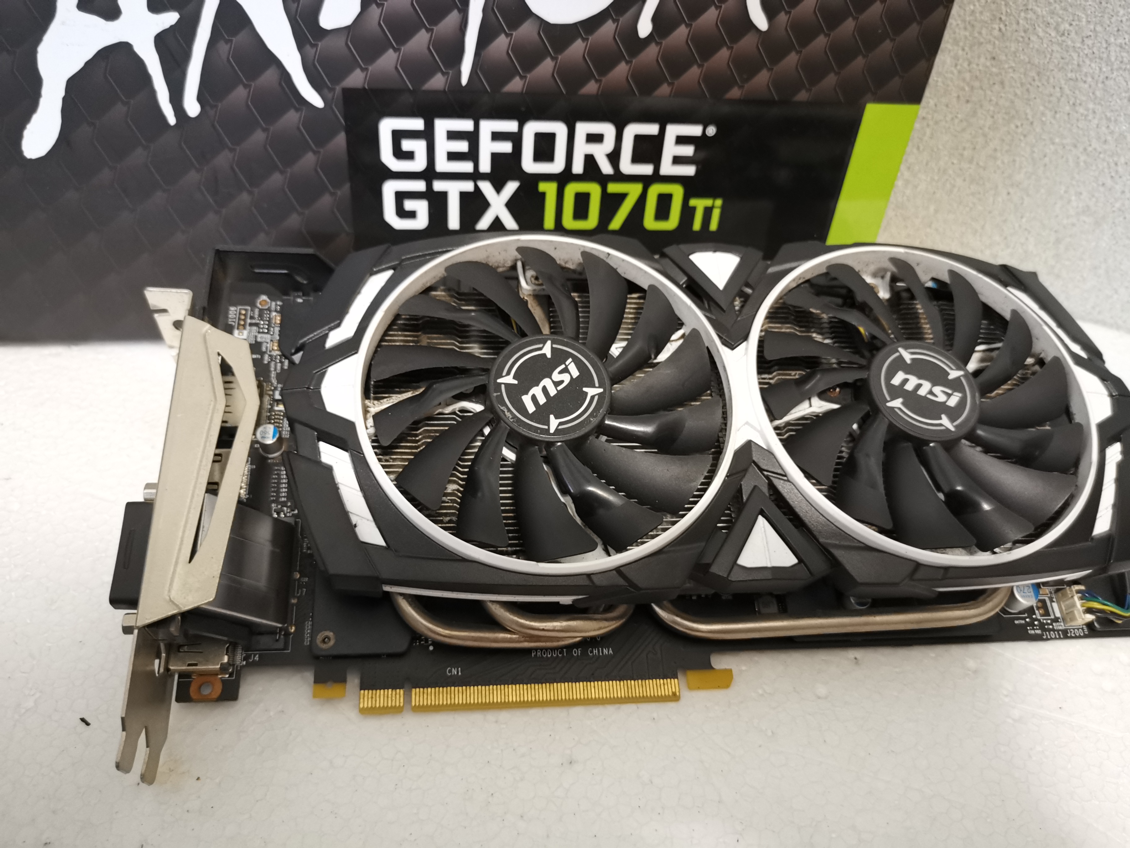 VGA MSI Armor GTX 1070 TI 8G