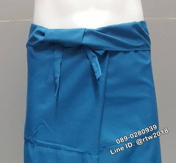 รหัส E32 : กางเกงเลขายาวสีเขียวหัวเป็ด