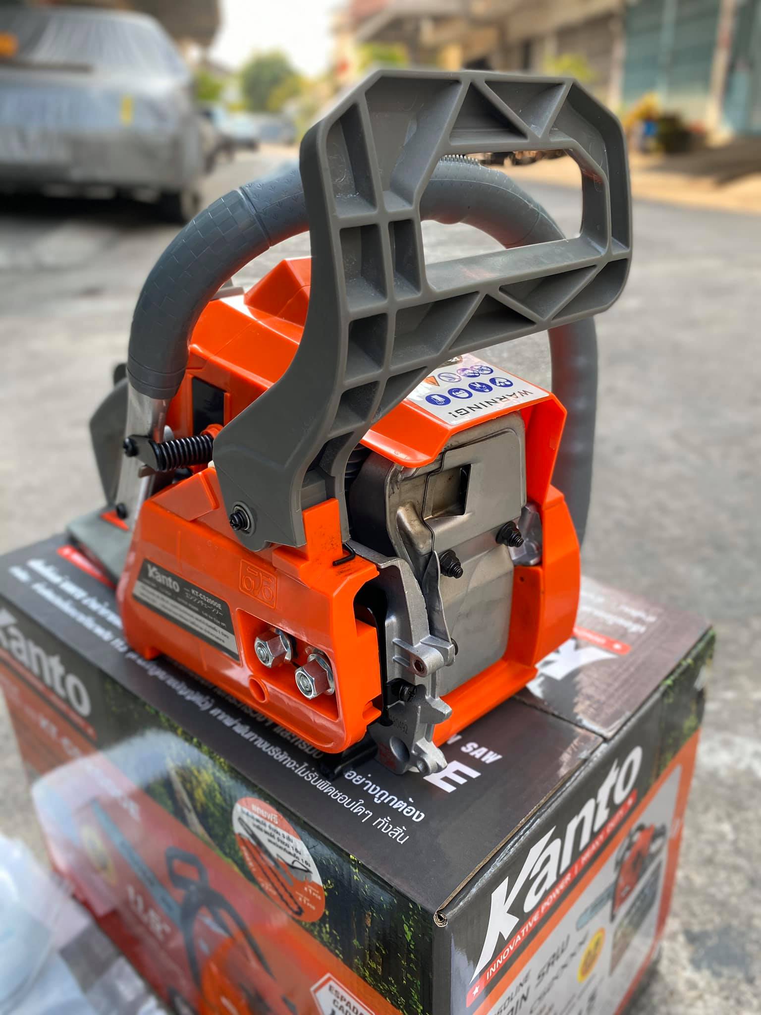 เลื่อยยนต์ ยี่ห้อ kanto รุ่น KT-CS2000E โซ่ 3 เส้น บาร์ 1 อัน