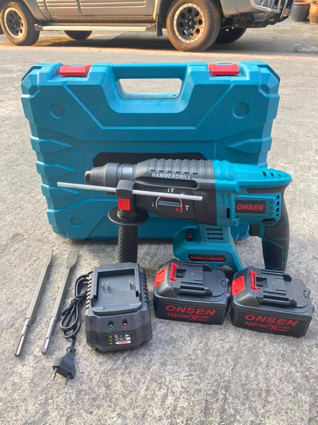 สว่านโรตารี่แบต Onsen งานญี่ปุ่น รุ่น Brushless 108v